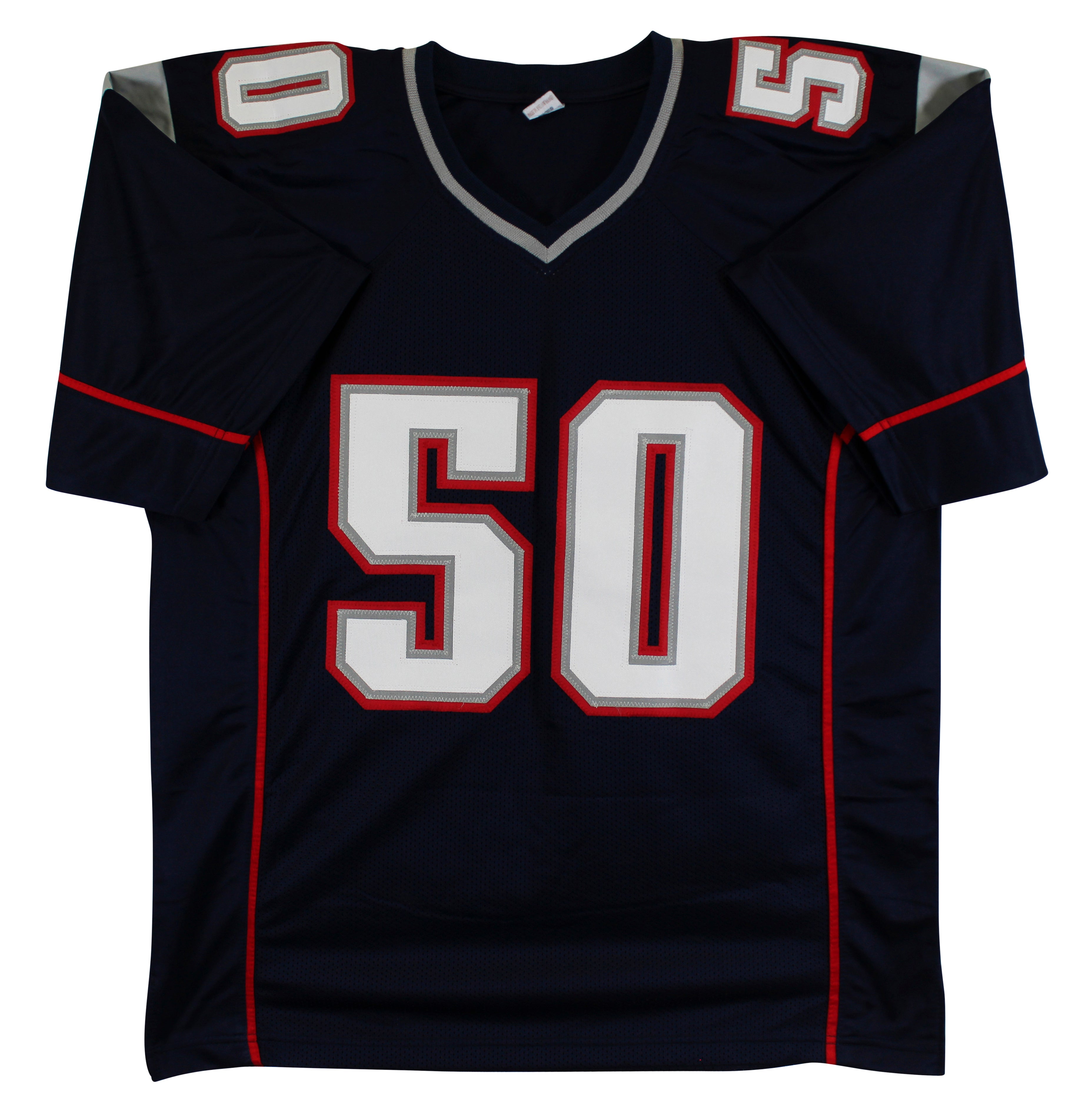 Mike Vrabel Authentic Signed Navy Pro Style Jersey Autographed BAS Witnessed