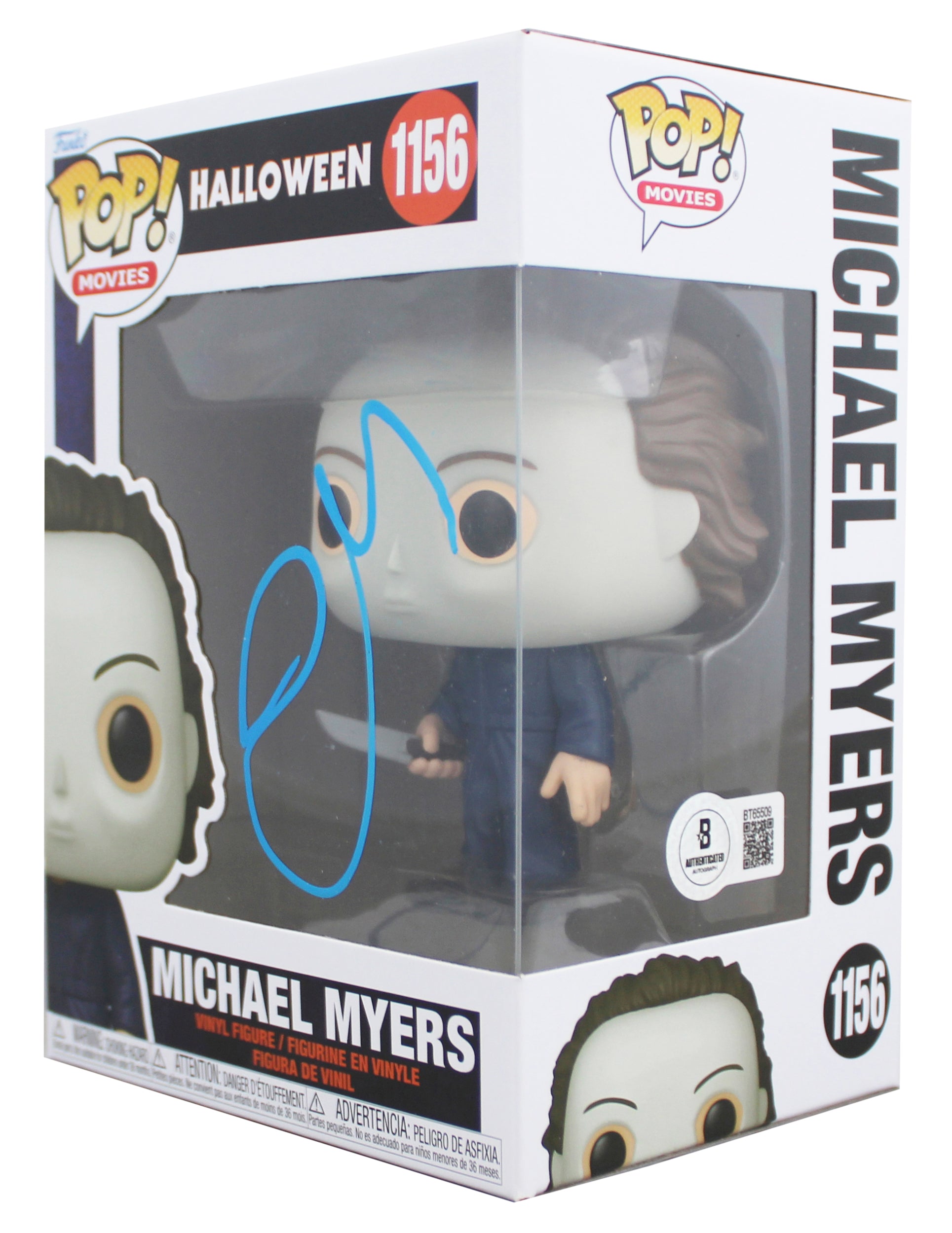 Jamie Lee Curtis Halloween Authentic Signed #1156 Funko Pop Figure BAS #BT65509