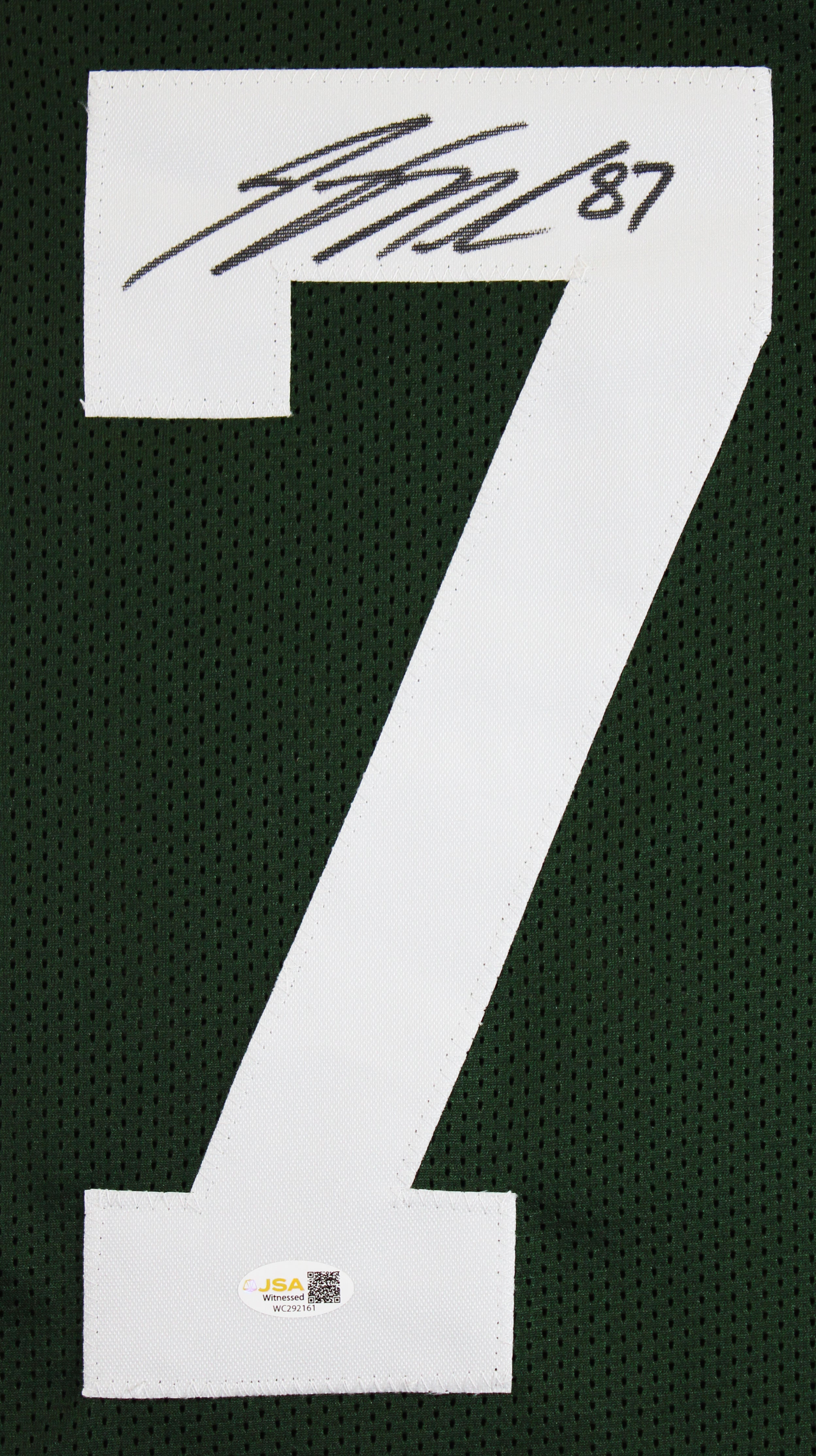 Jordy Nelson Authentic Signed Green Pro Style Jersey Autographed JSA Witness