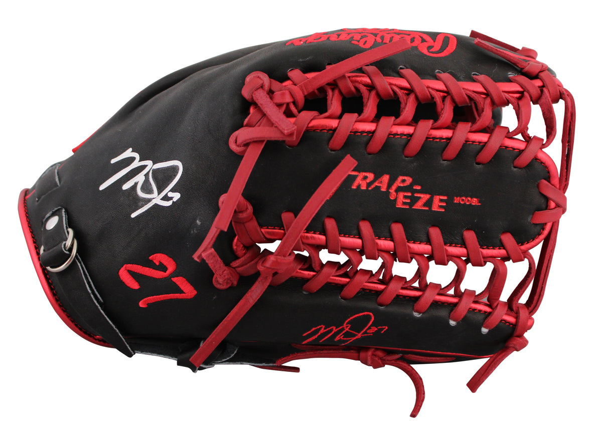 Angels Mike Trout Signed Black Rawlings Player Model Baseball Glove MLB & BAS 2