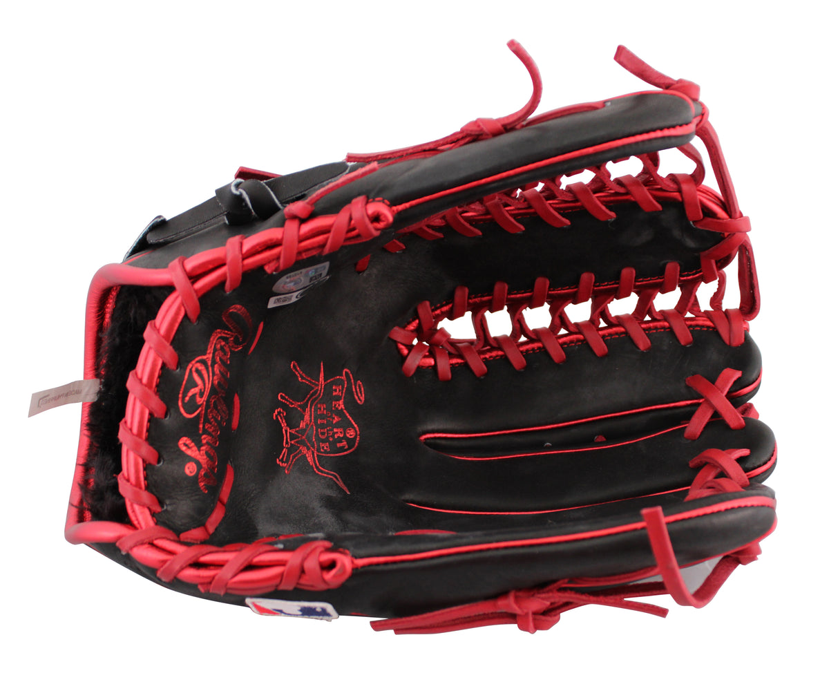 Angels Mike Trout Signed Black Rawlings Player Model Baseball Glove MLB & BAS 2