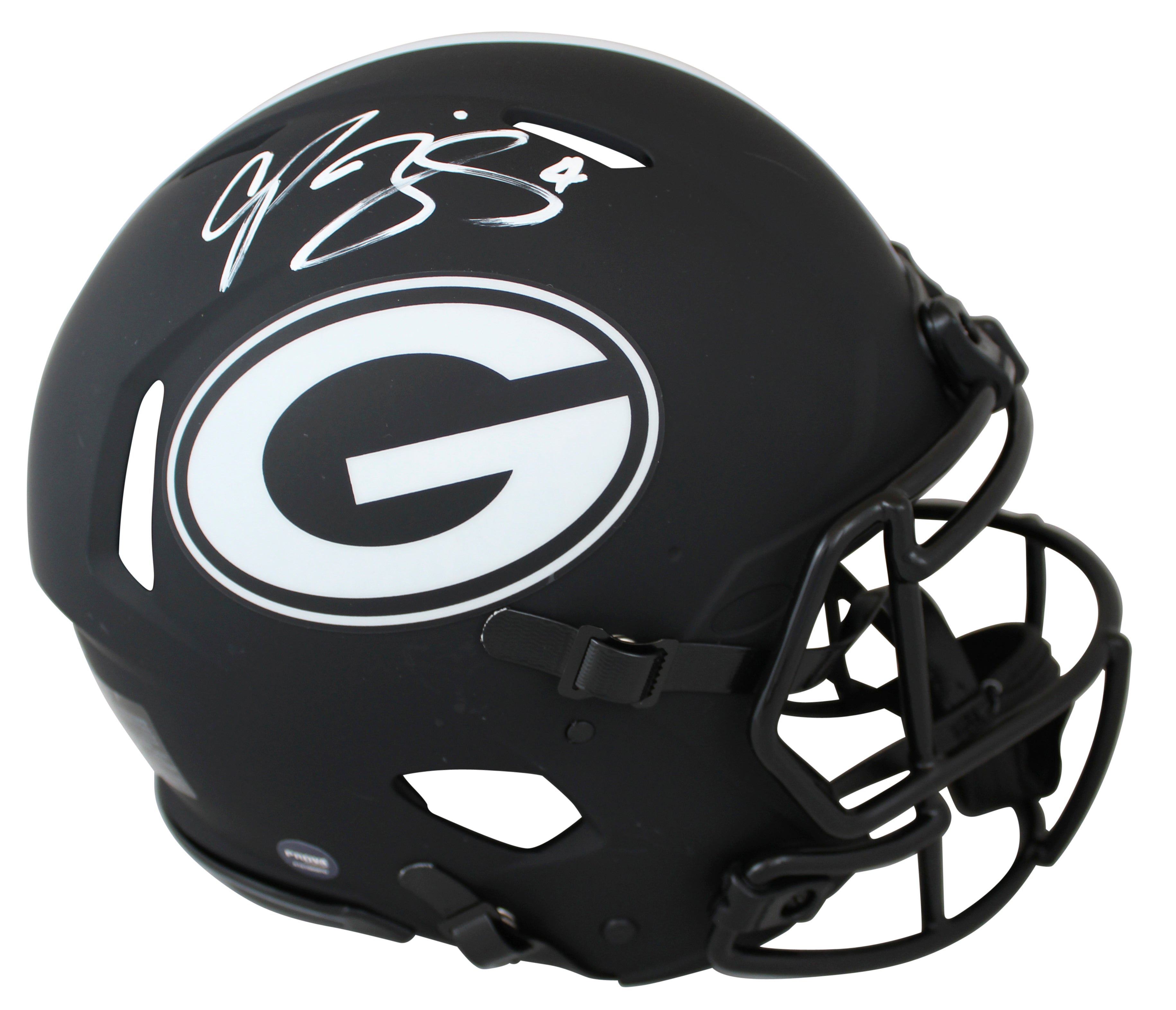 Georgia Champ Bailey Signed Eclipse F/S Speed Proline Helmet W/ Case BAS Witness