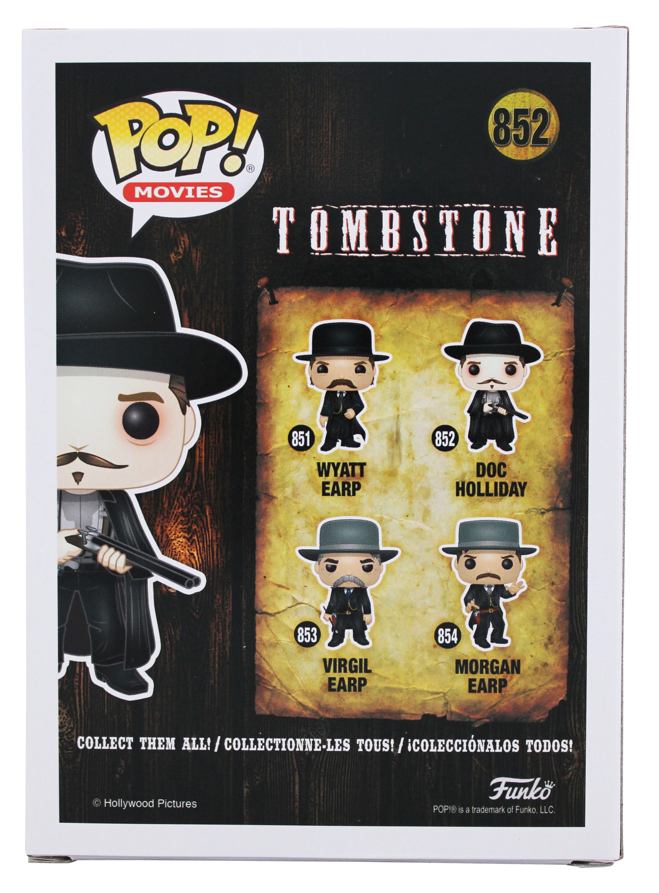 Val Kilmer Tombstone Signed Doc Holliday #852 Funko Pop Figure BAS #BT67610