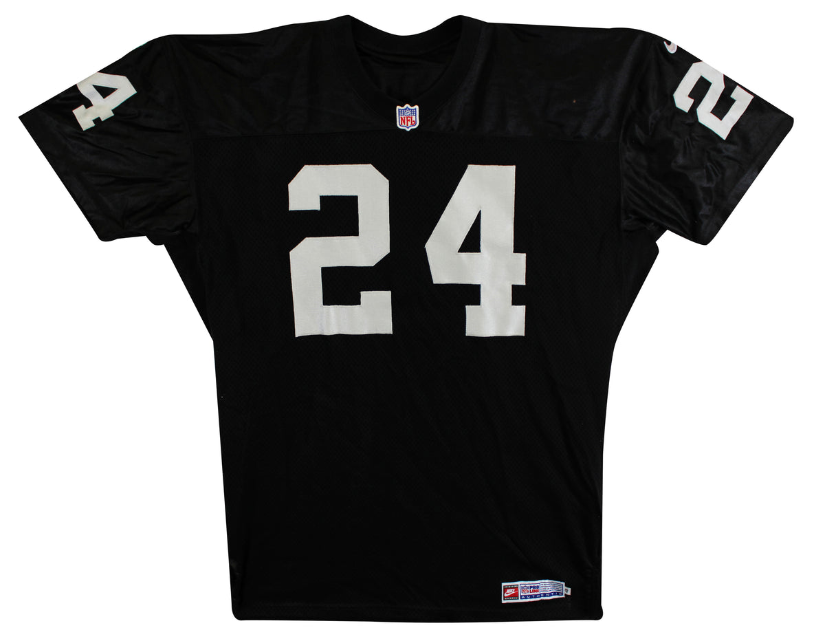 Raiders Charles Woodson Authentic Black Nike Proline Authentic Size 48 Jersey