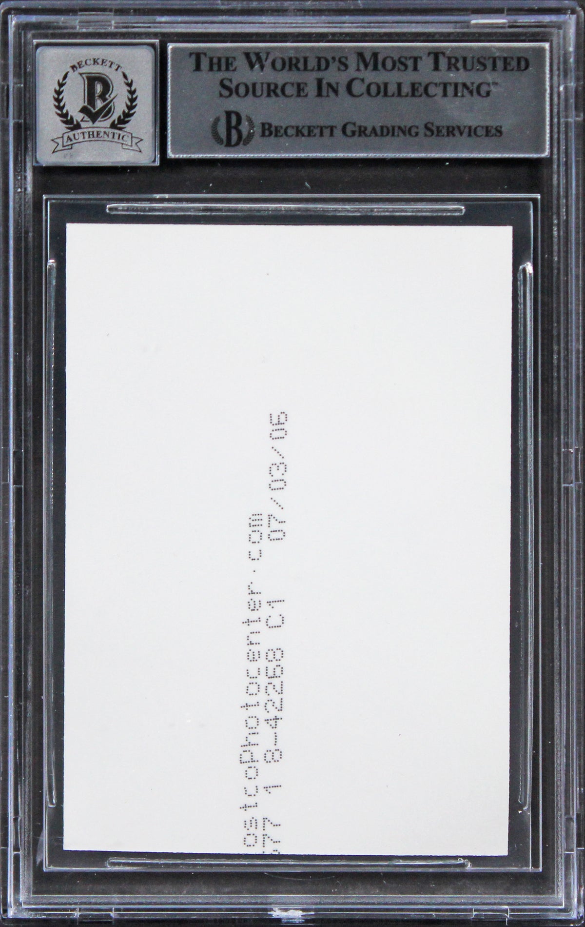 Kenny Baker Star Wars Authentic Signed Custom Trading Card Auto 10! BAS Slab 3