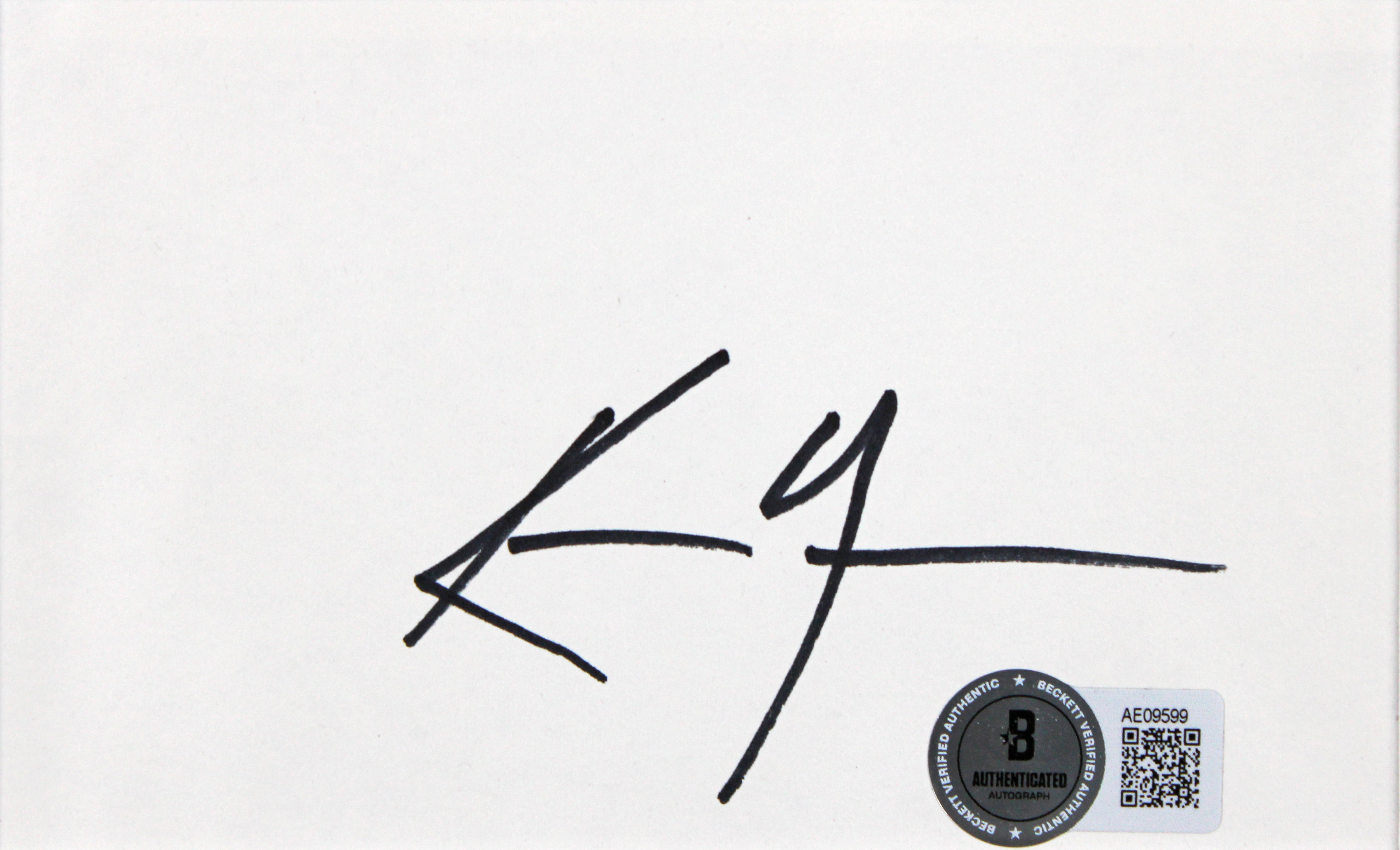 Keanu Reeves John Wick Authentic Signed Framed Display Autographed BAS