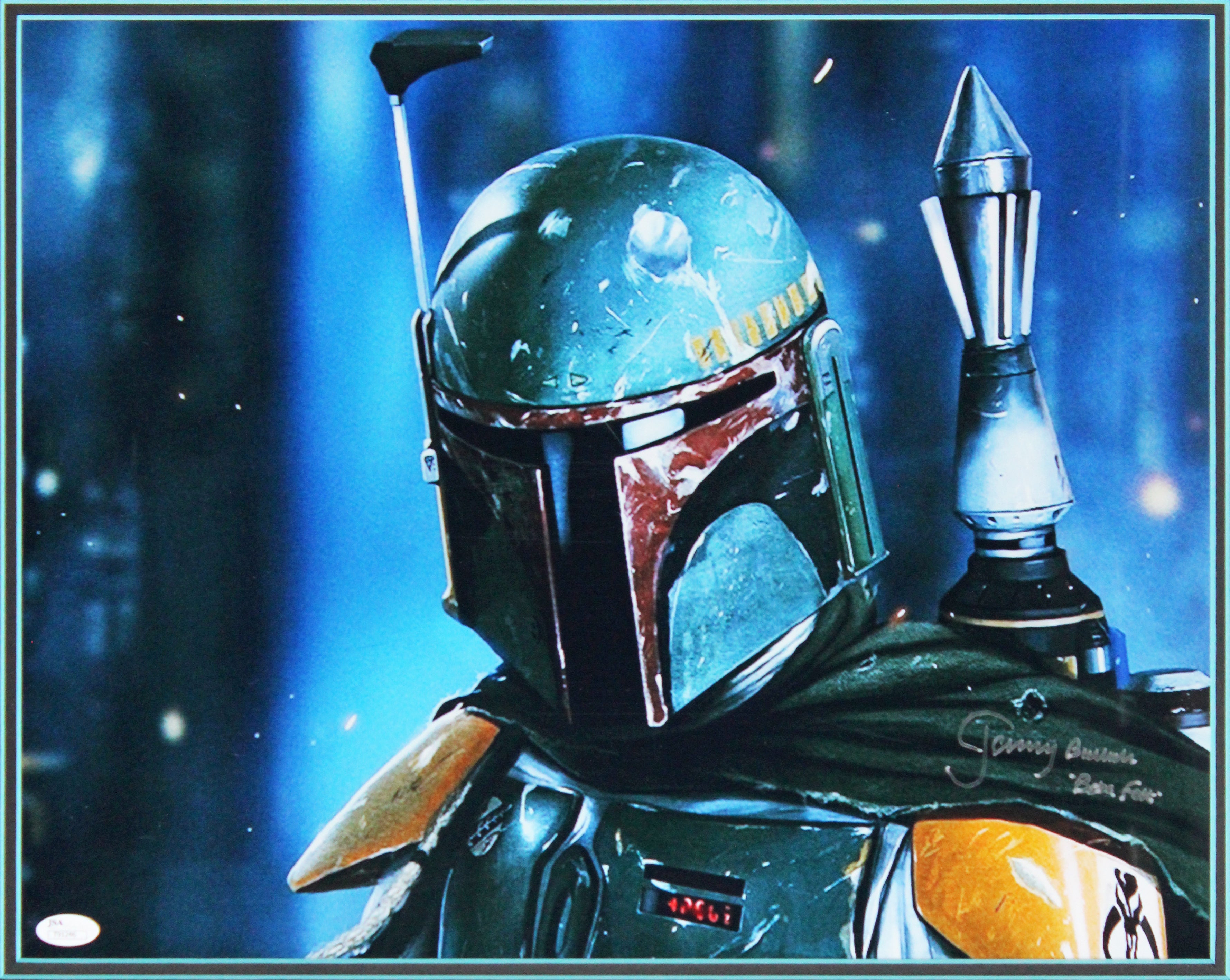 Jeremy Bulloch Star Wars "Boba Fett" Signed 16x20 Framed Photo JSA #T91246