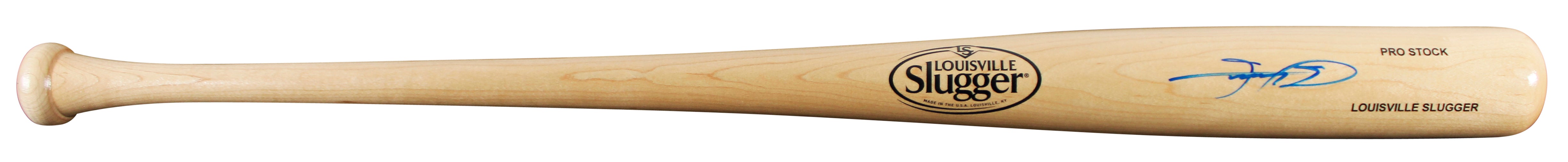 Cubs Sammy Sosa Authentic Signed Blonde Louisville Slugger Baseball Bat BAS