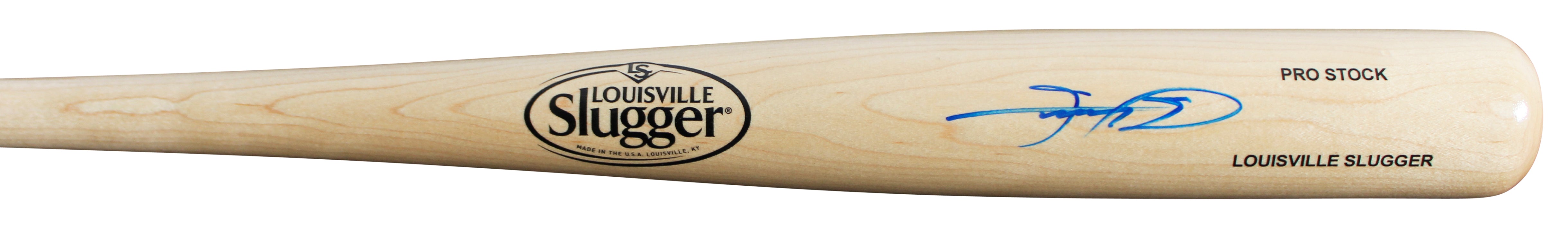 Cubs Sammy Sosa Authentic Signed Blonde Louisville Slugger Baseball Bat BAS