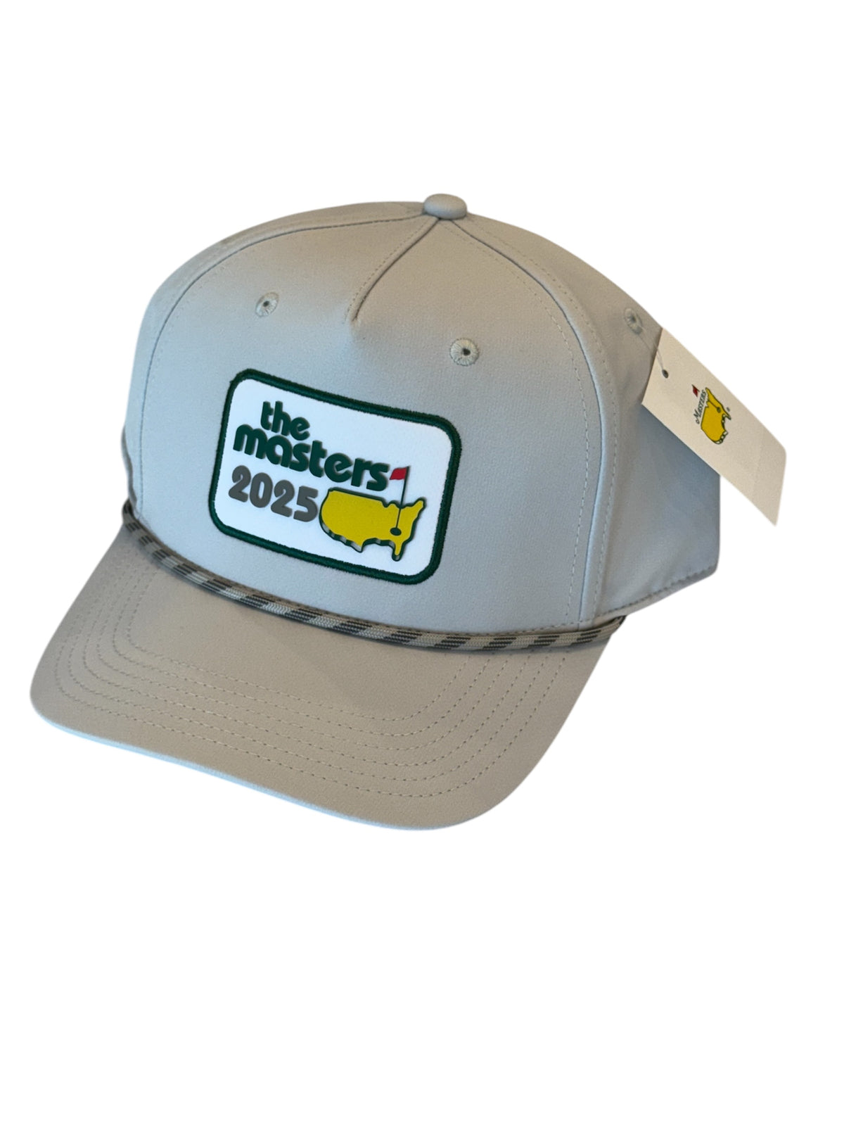 2025 Masters Augusta National Golf Club White Embroidered Rope Snapback Hat 1