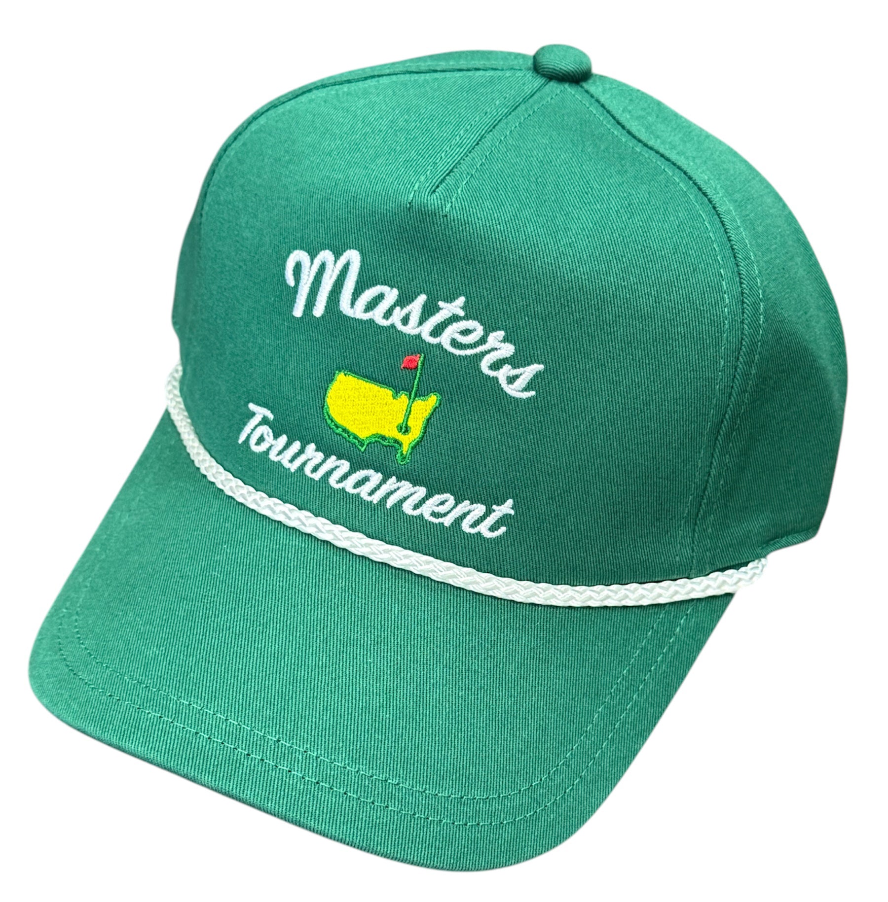 2025 Masters Augusta National Golf Club Green Embroidered Rope Snapback Hat 2