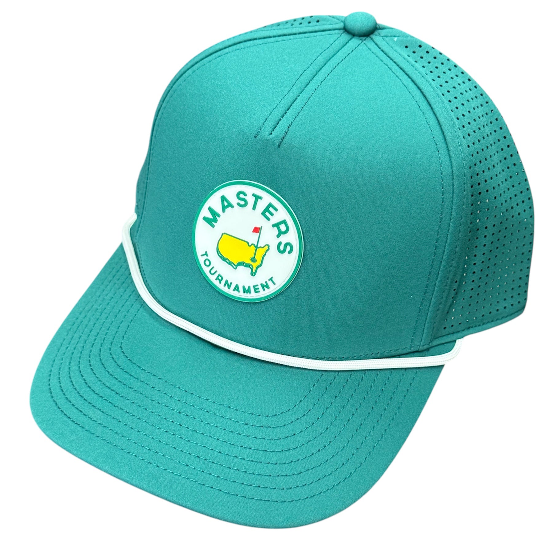 2025 Masters Augusta National Golf Club Round Logo Green Rope Snapback Hat