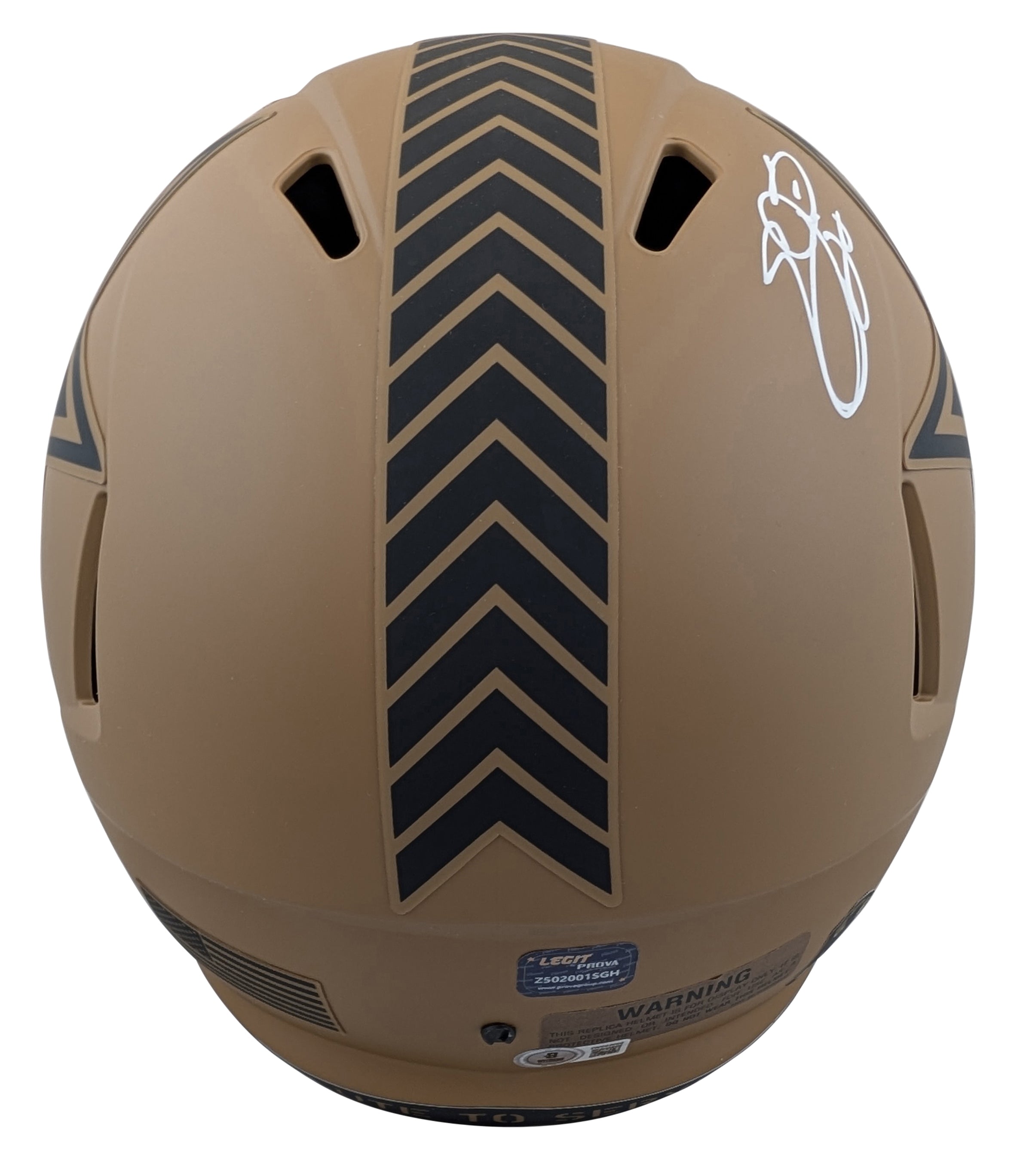 Cowboys Emmitt Smith Signed STS II Full Size Speed Rep Helmet W/ Case BAS Wit