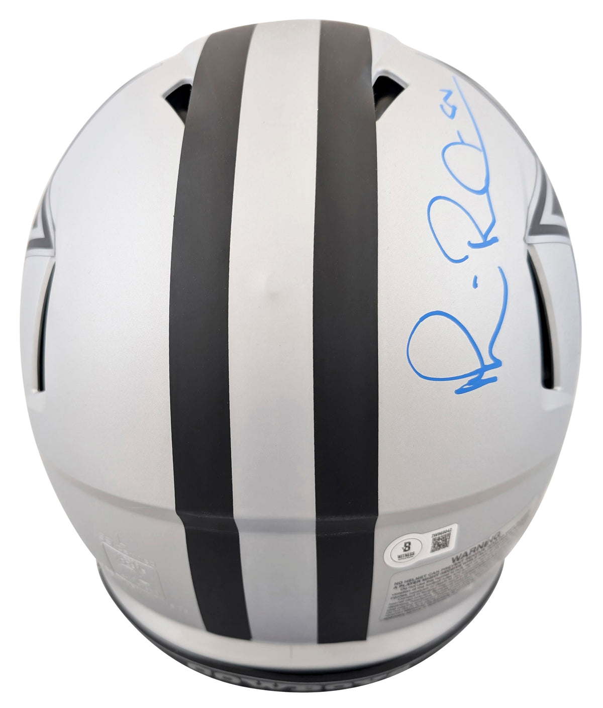 Cowboys Michael Irvin Signed Rave Full Size Speed Proline Helmet BAS Witnessed