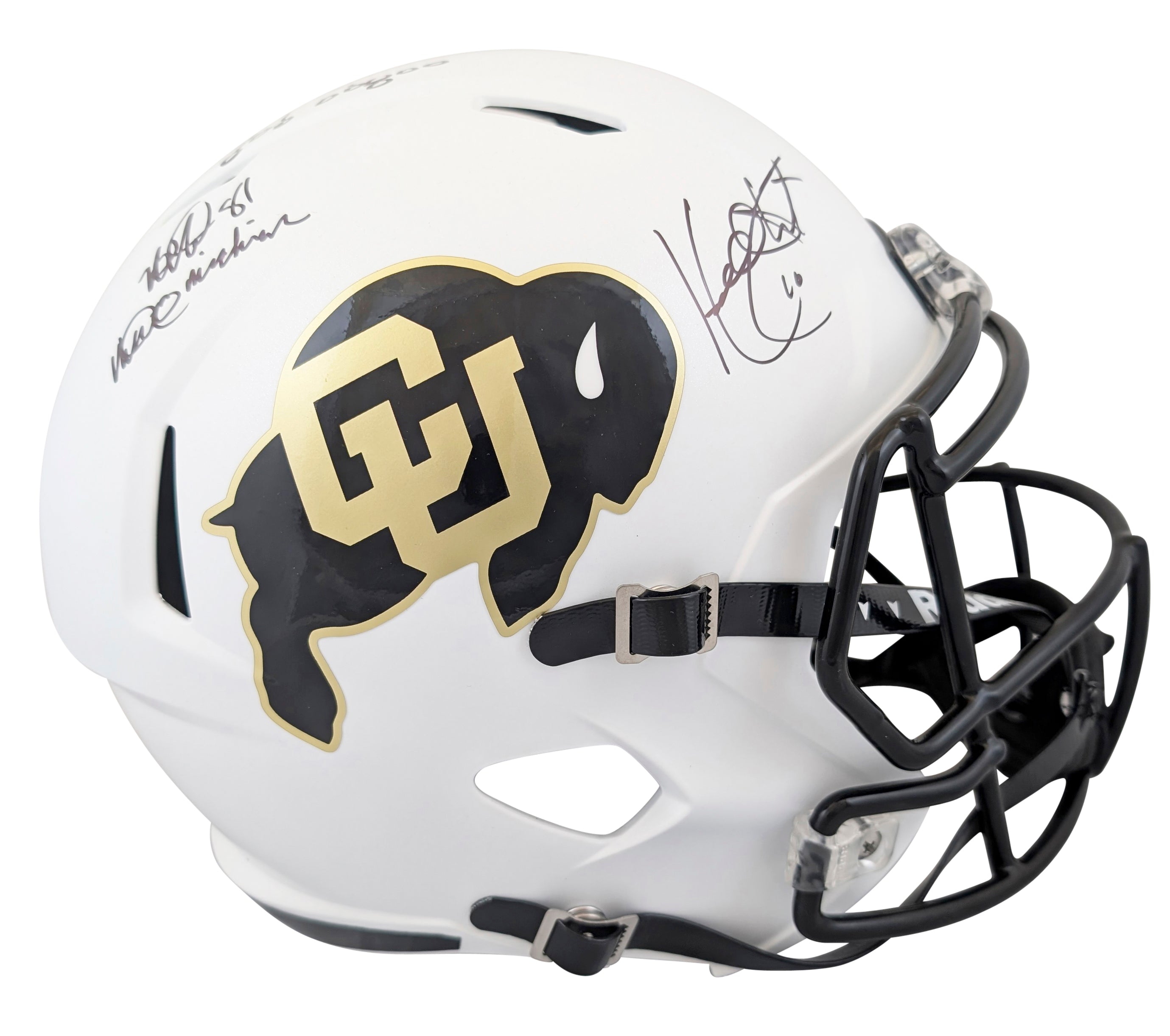 Colorado Stewart & Westbrook "Miracle" Signed F/S Speed Rep Helmet W/ Case BAS W