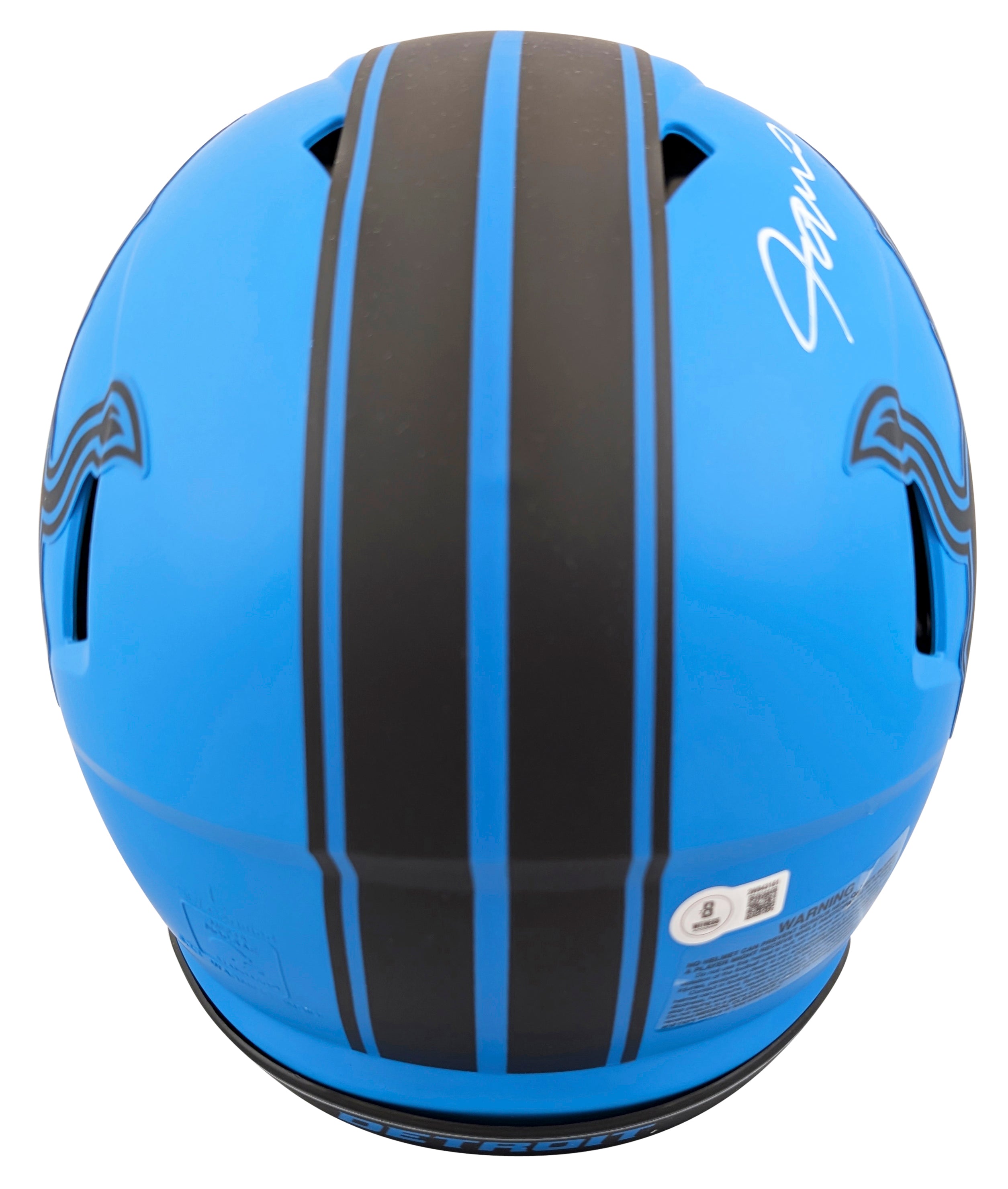 Lions Jameson Williams Signed Rave Full Size Speed Proline Helmet W/ Case BAS W