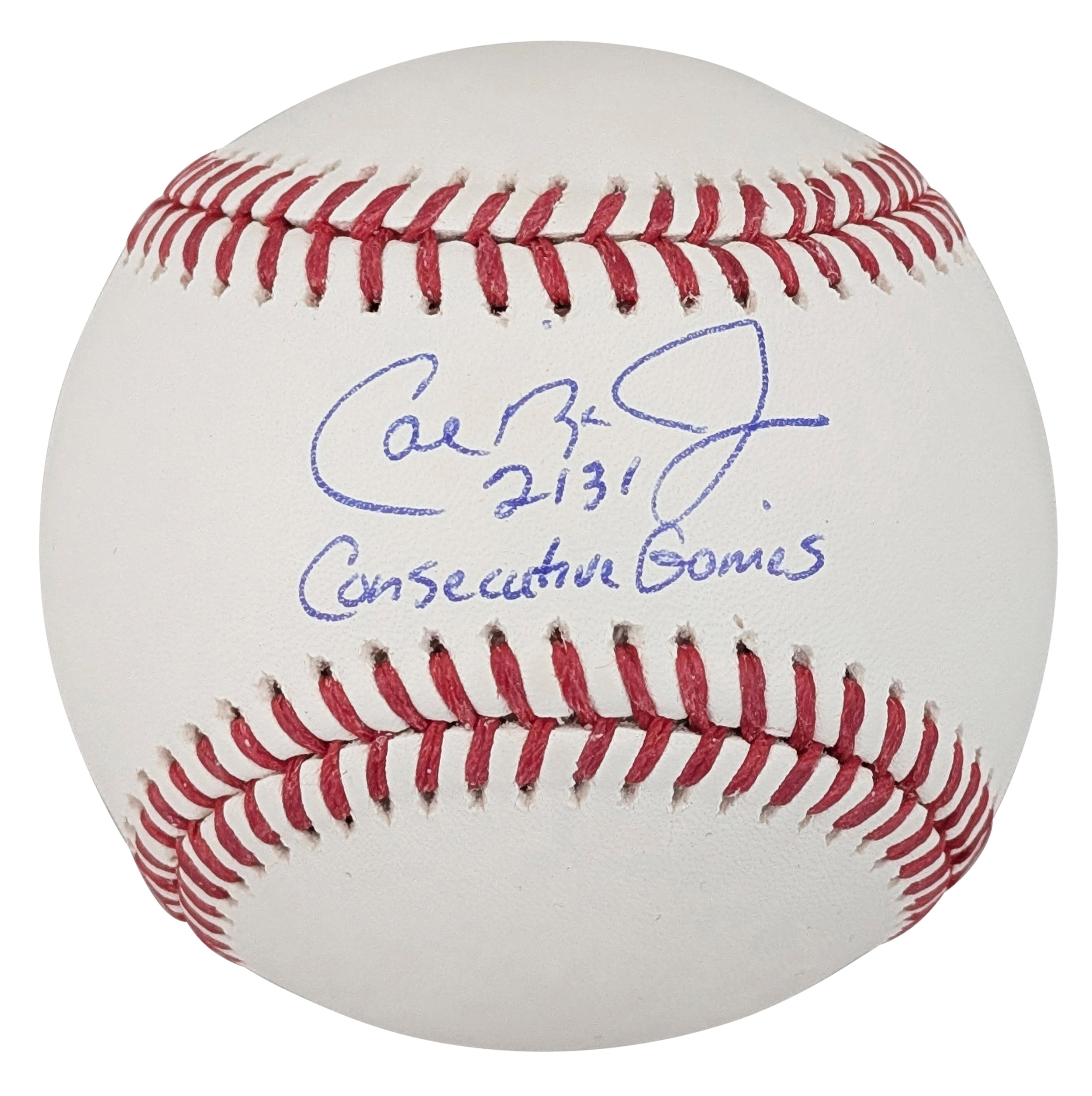 Orioles Cal Ripken Jr. "2131 Consecutive Games" Signed Oml Baseball Fanatics