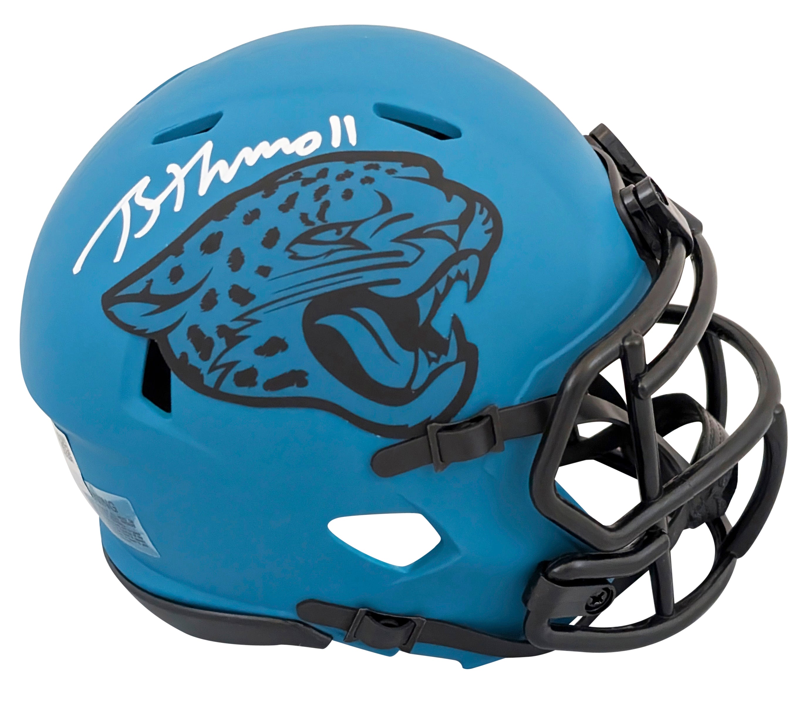 Jaguars Brian Thomas Jr. Signed Rave Speed Mini Helmet W/ Case Fanatics