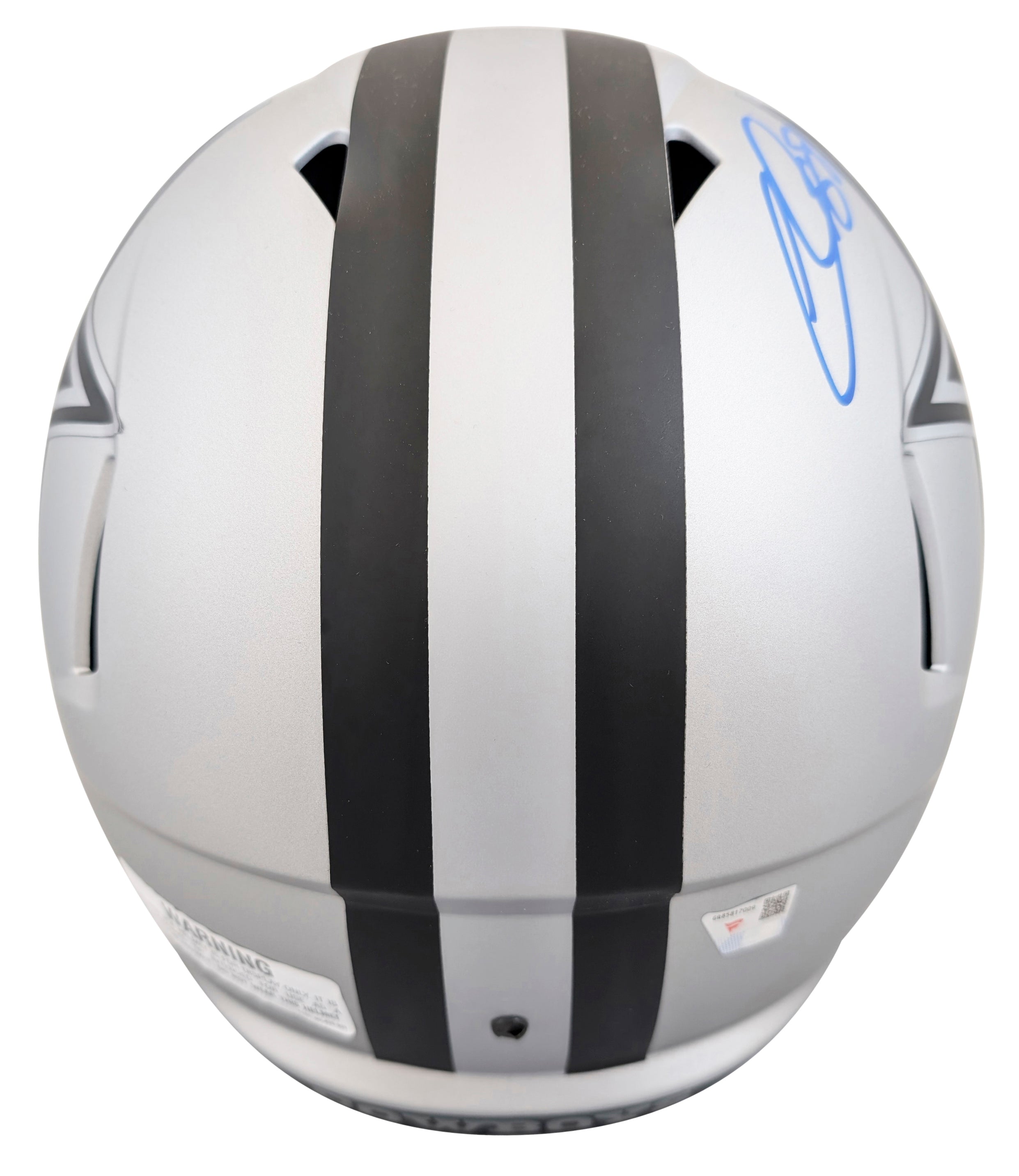 Cowboys CeeDee Lamb Signed Rave Full Size Speed Rep Helmet W/ Case Fanatics