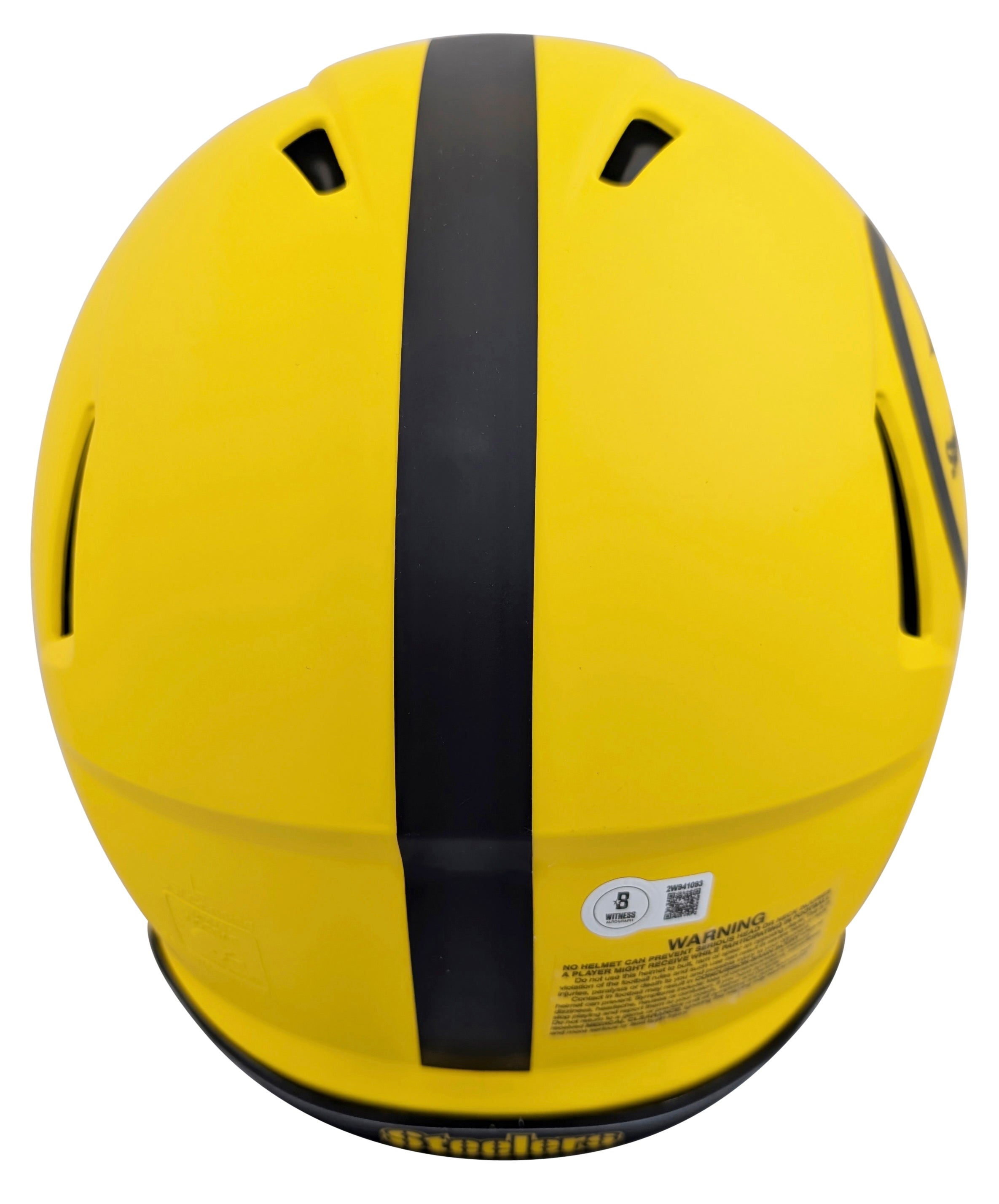 Steelers Troy Polamalu Signed Rave Full Size Speed Proline Helmet W/ Case BAS W