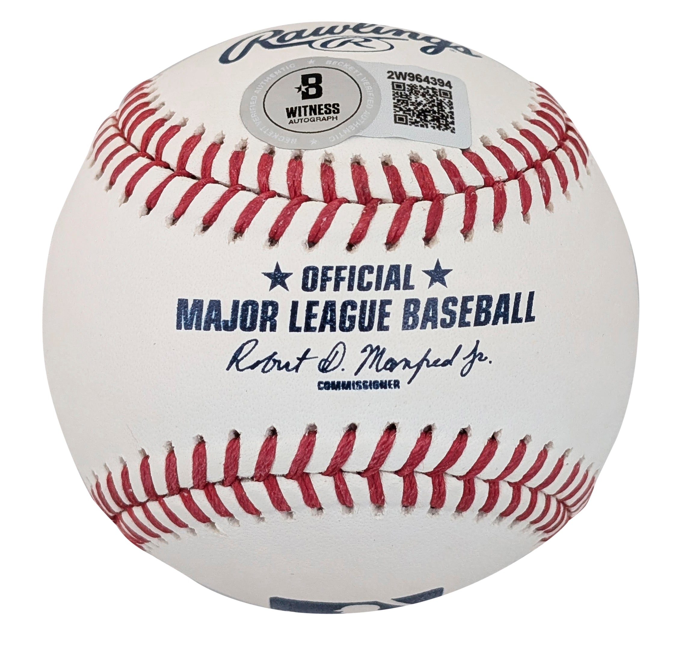 Red Sox David Ortiz Authentic Signed Oml Baseball W/ Case BAS Witnessed