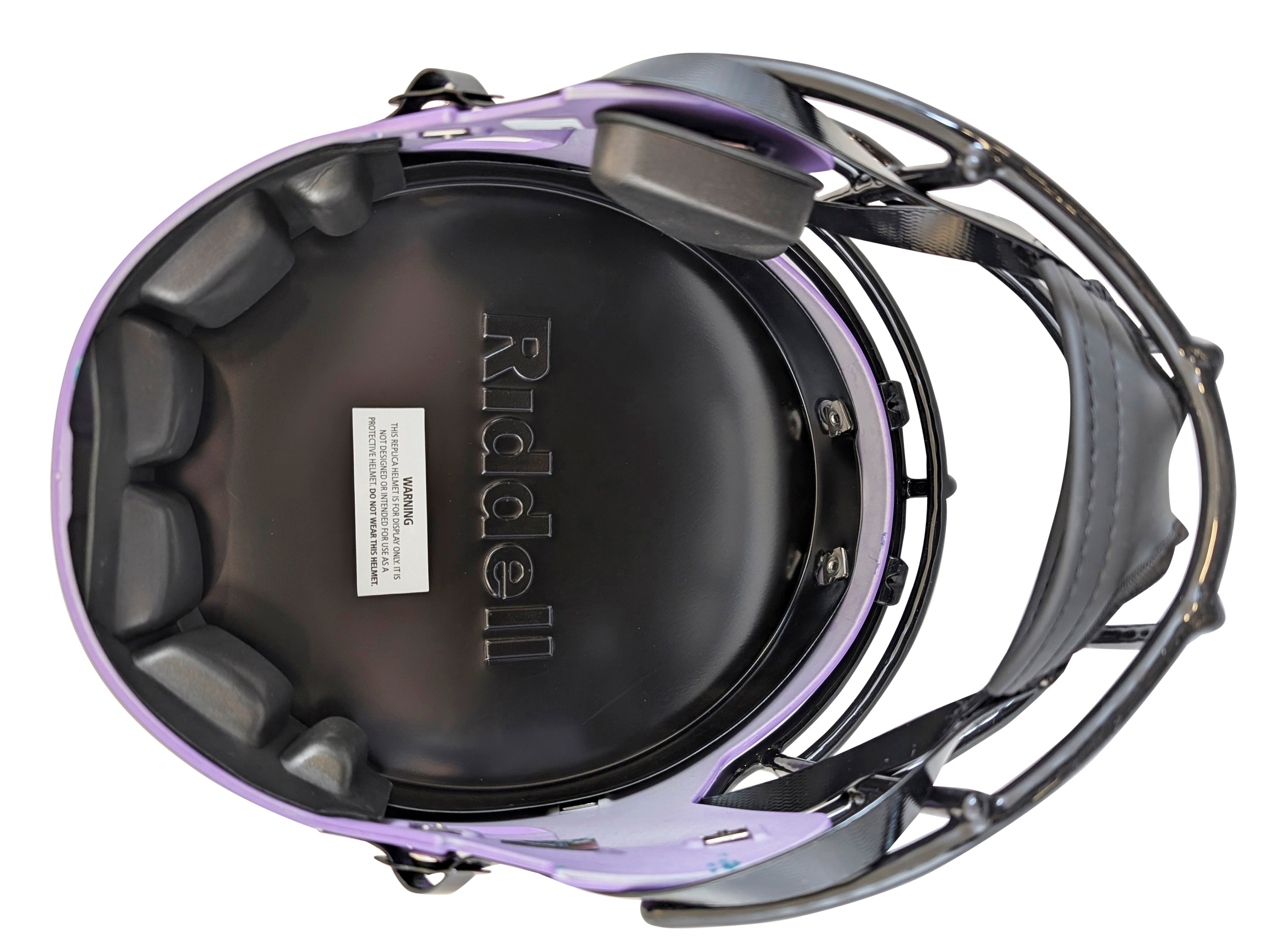 Ravens Zay Flowers Signed Rave Full Size Speed Rep Helmet W/ Case BAS Witnessed