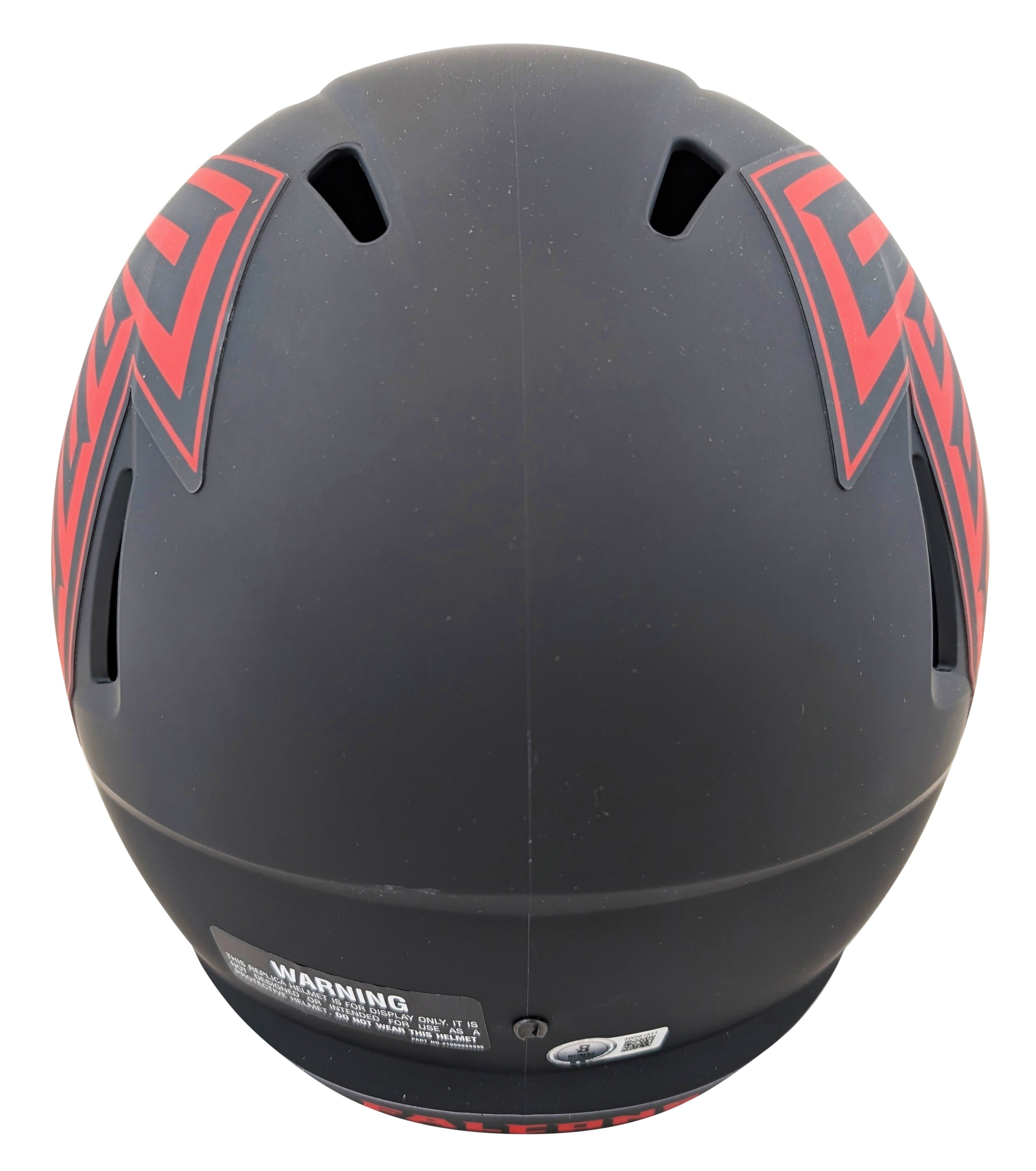 Falcons Julio Jones Signed Eclipse Full Size Speed Rep Helmet BAS Witnessed