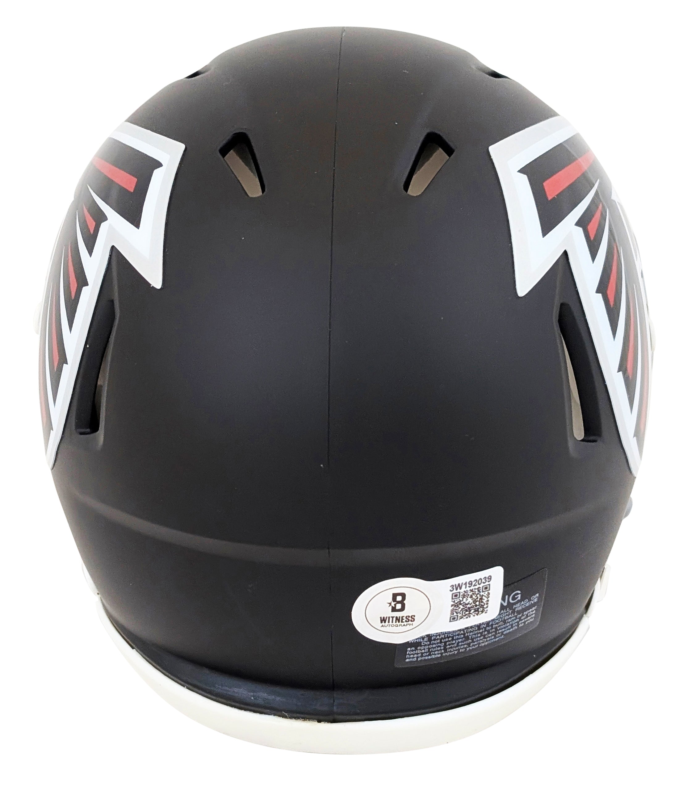 Falcons Julio Jones Authentic Signed Speed Mini Helmet Autographed BAS Witnessed