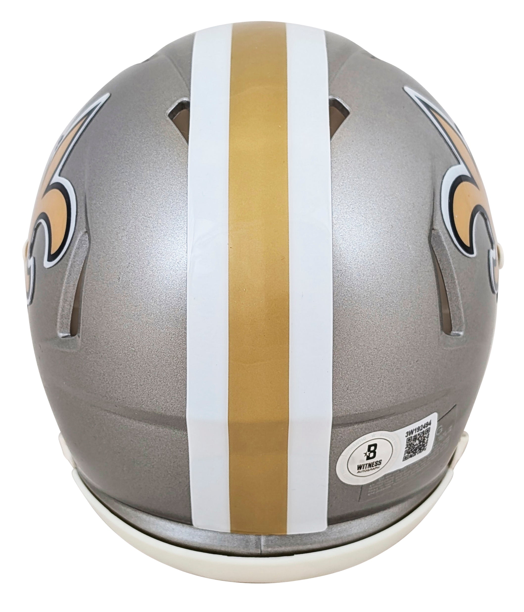 Saints Cameron Jordan Authentic Signed Flash Speed Mini Helmet BAS Witnessed
