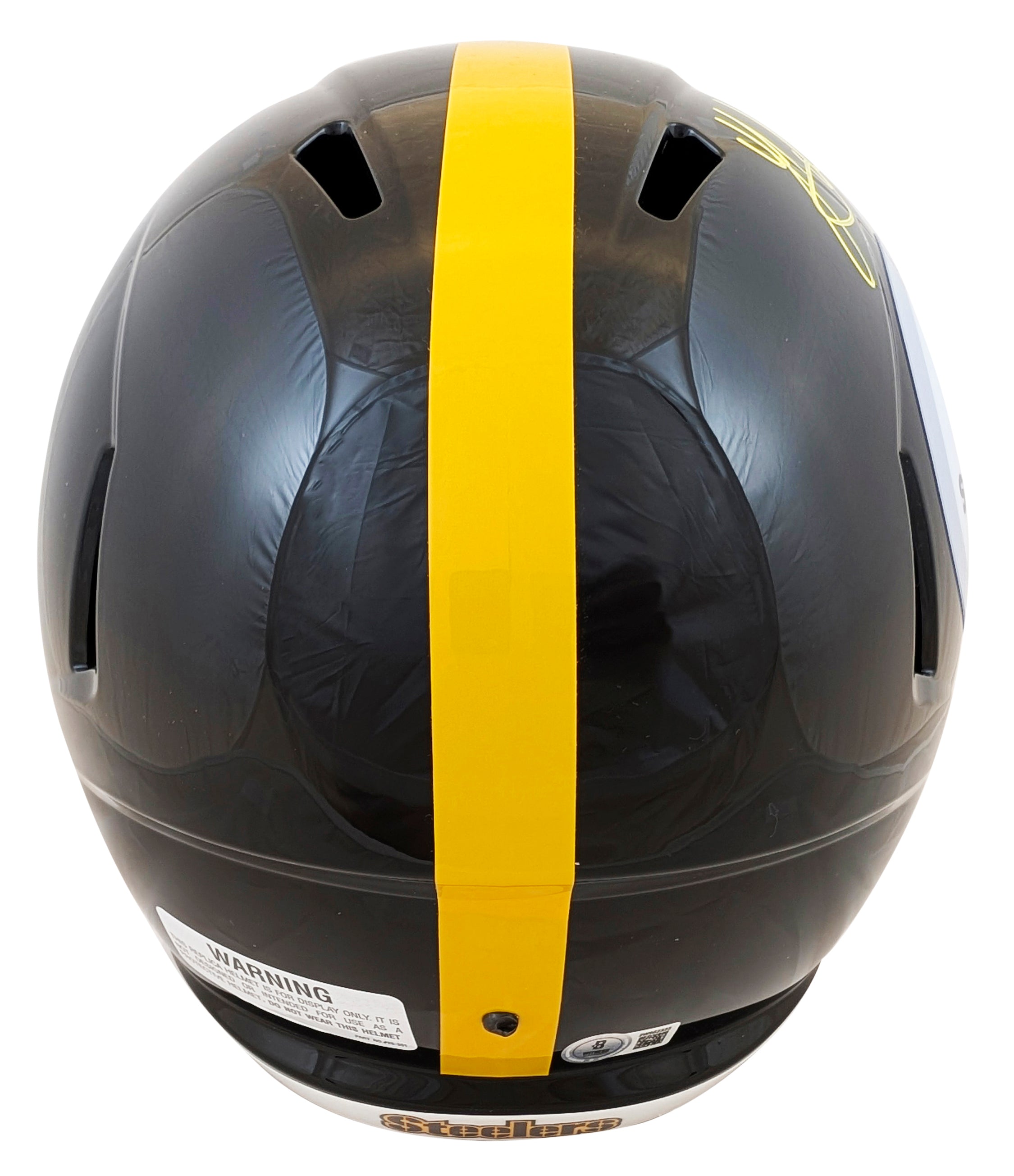 Steelers Jack Sawyer Signed Full Size Speed Rep Helmet W/ Case BAS Witnessed