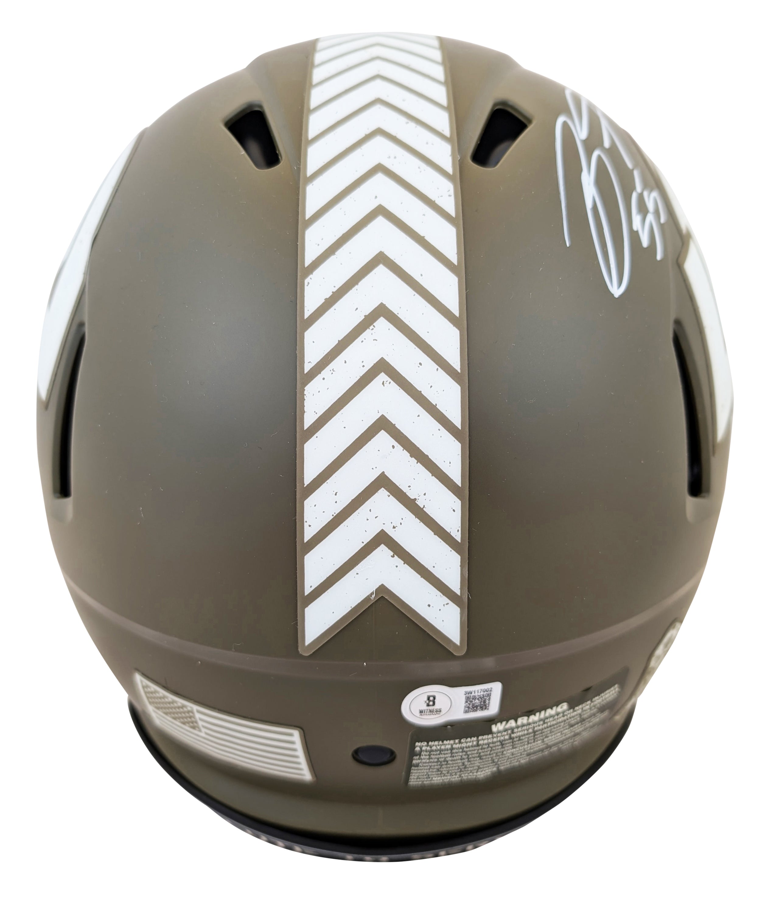 Rams Jared Verse & Braden Fiske Signed STS F/S Speed Proline Helmet W/ Case BAS