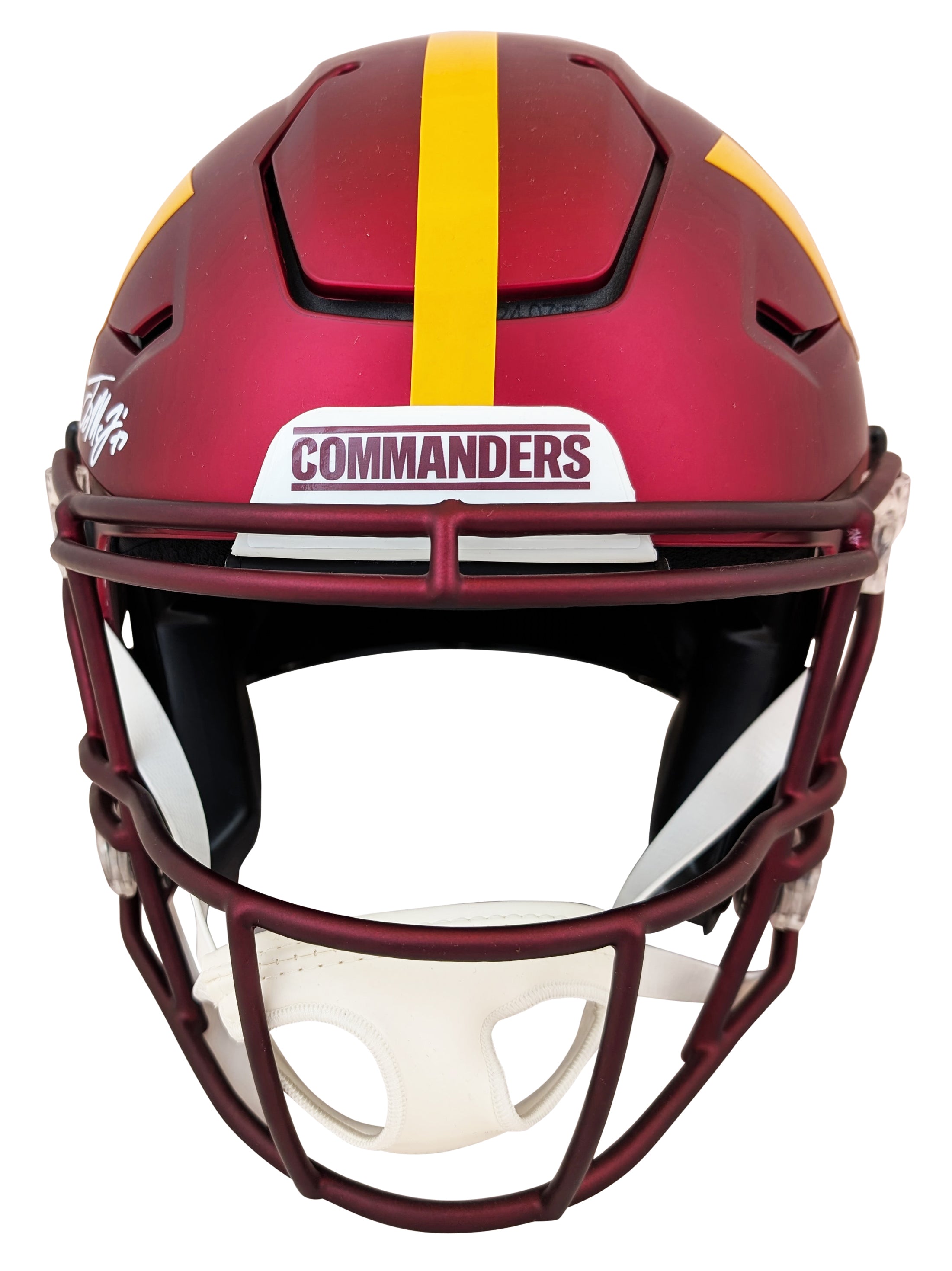 Commanders Terry McLaurin Signed Speed Flex Full Size Helmet BAS Witnessed