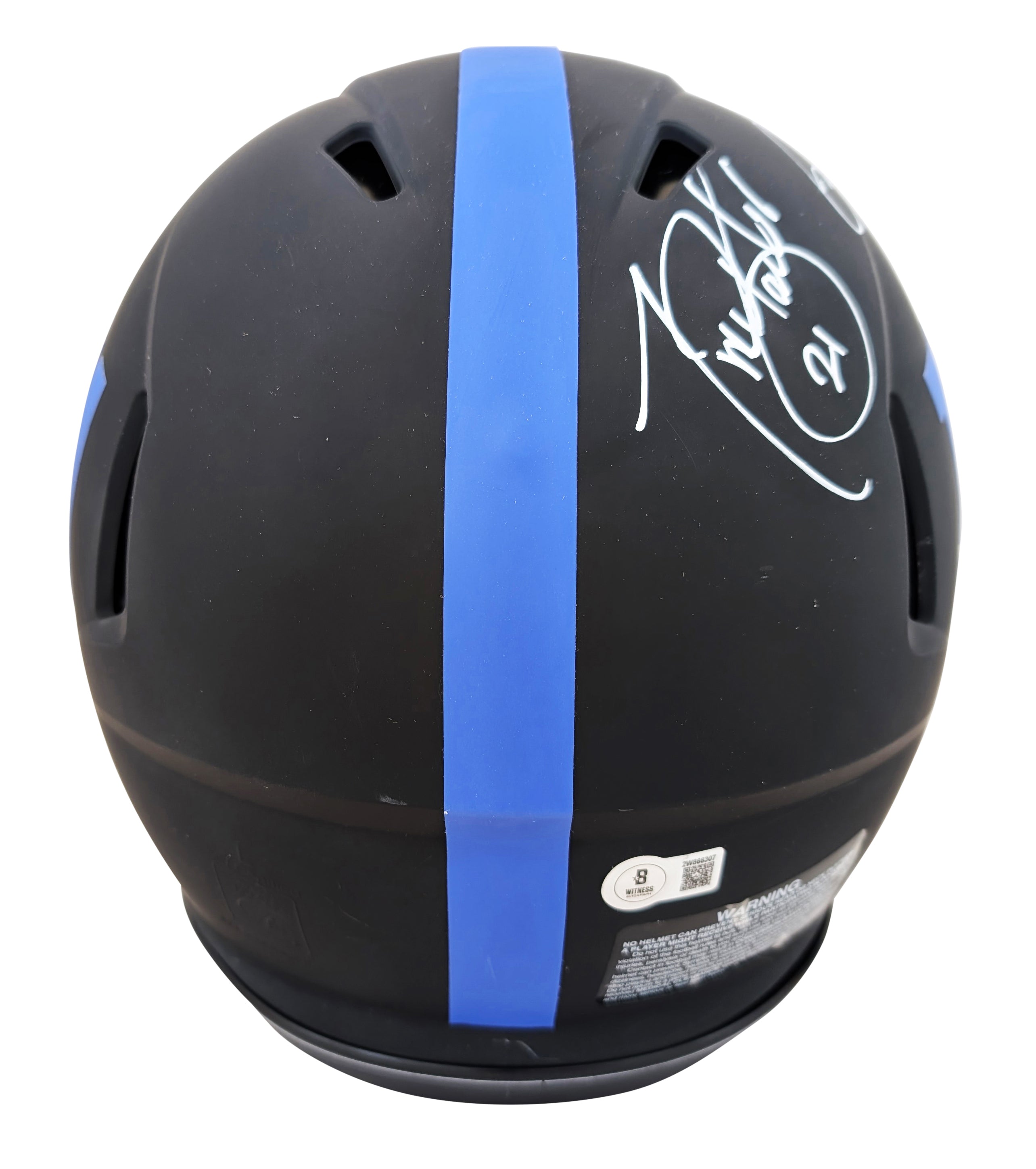 Giants (4) Barber, Taylor +2 Signed Eclipse F/S Speed Proline Helmet W/ Case BAS