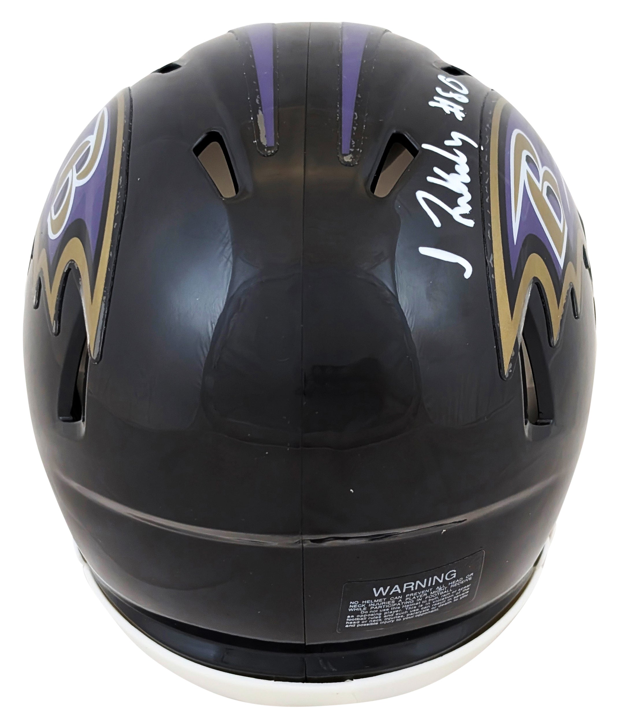 Ravens Isaiah Likely Authentic Signed Speed Mini Helmet BAS Witnessed
