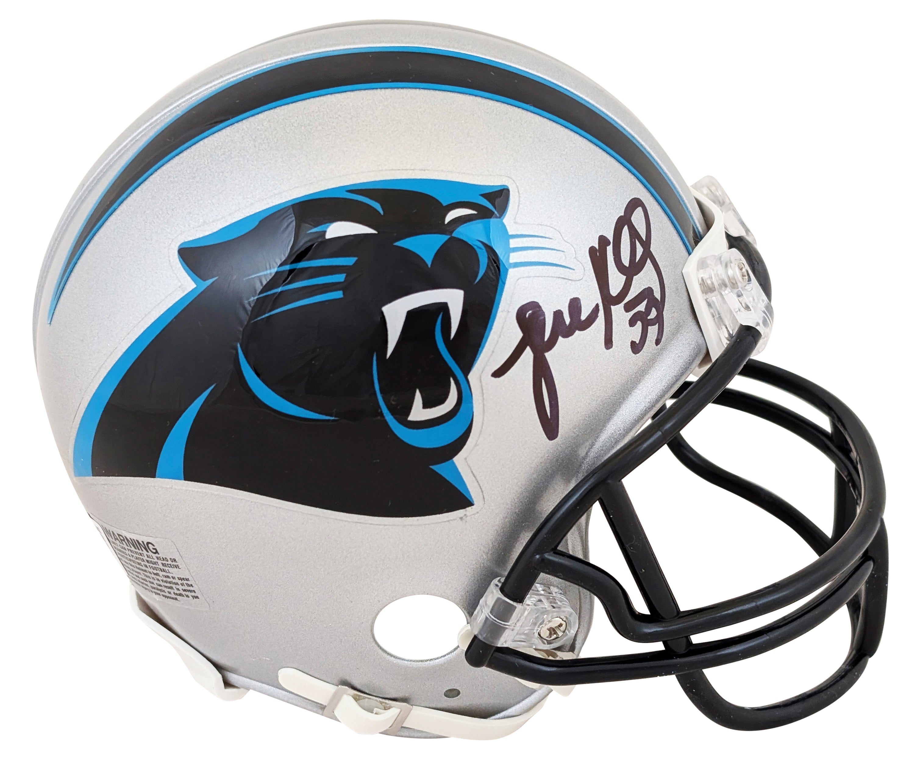 Panthers Luke Kuechly Authentic Signed VSR4 Mini Helmet W/ Case BAS Witnessed