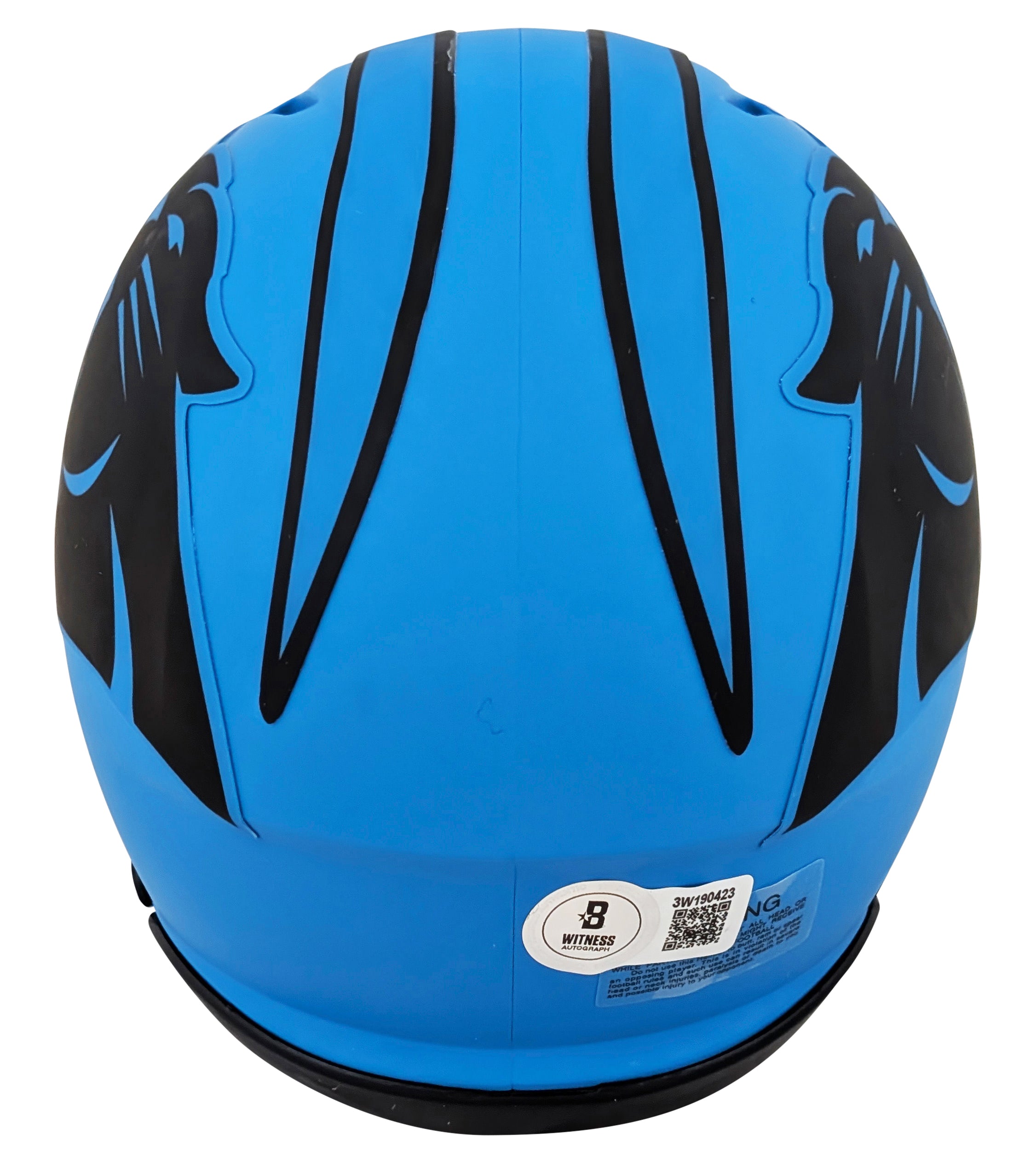 Panthers Luke Kuechly Signed Rave Speed Mini Helmet W/ Case BAS Witnessed