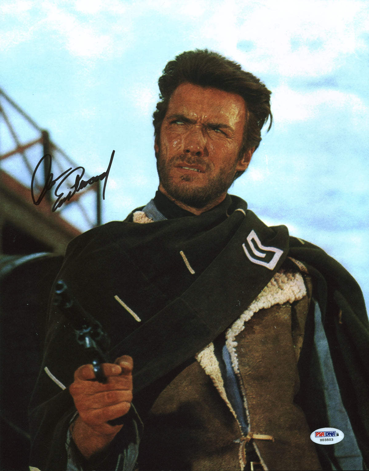 Clint Eastwood The Good, the Bad and the Ugly Signed 11x14 Photo PSA/DNA #X03503