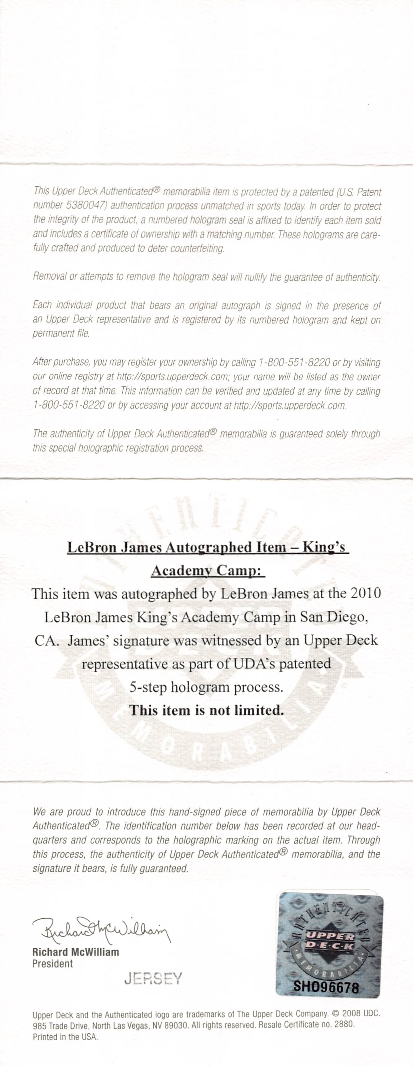 LeBron James Authentic Signed Navy Blue Nike Team USA Framed Jersey UDA & BAS