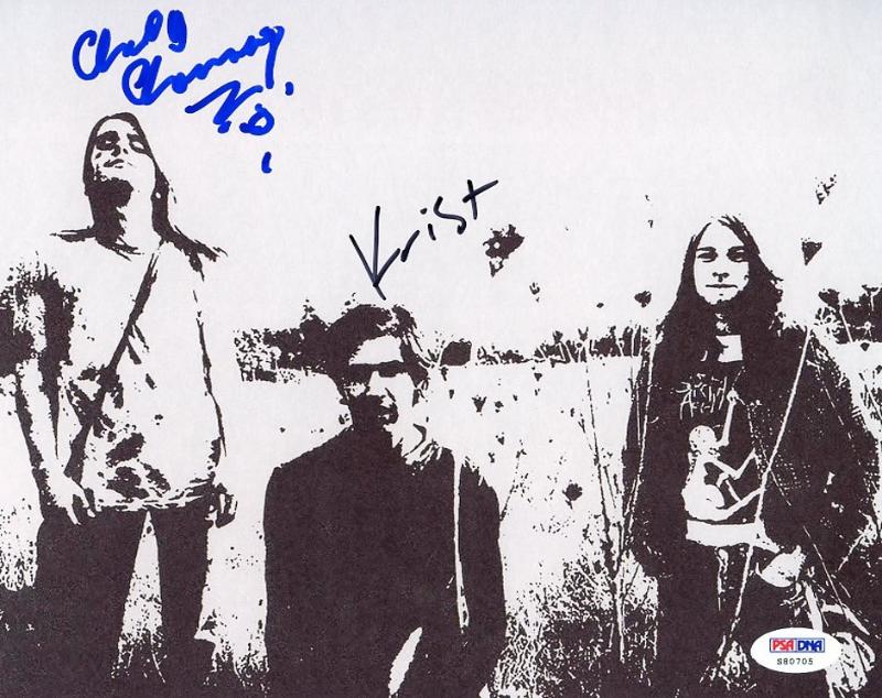 Krist Novoselic & Chad Channing Nirvana Signed Authentic 8X10 Photo PSA #S80705