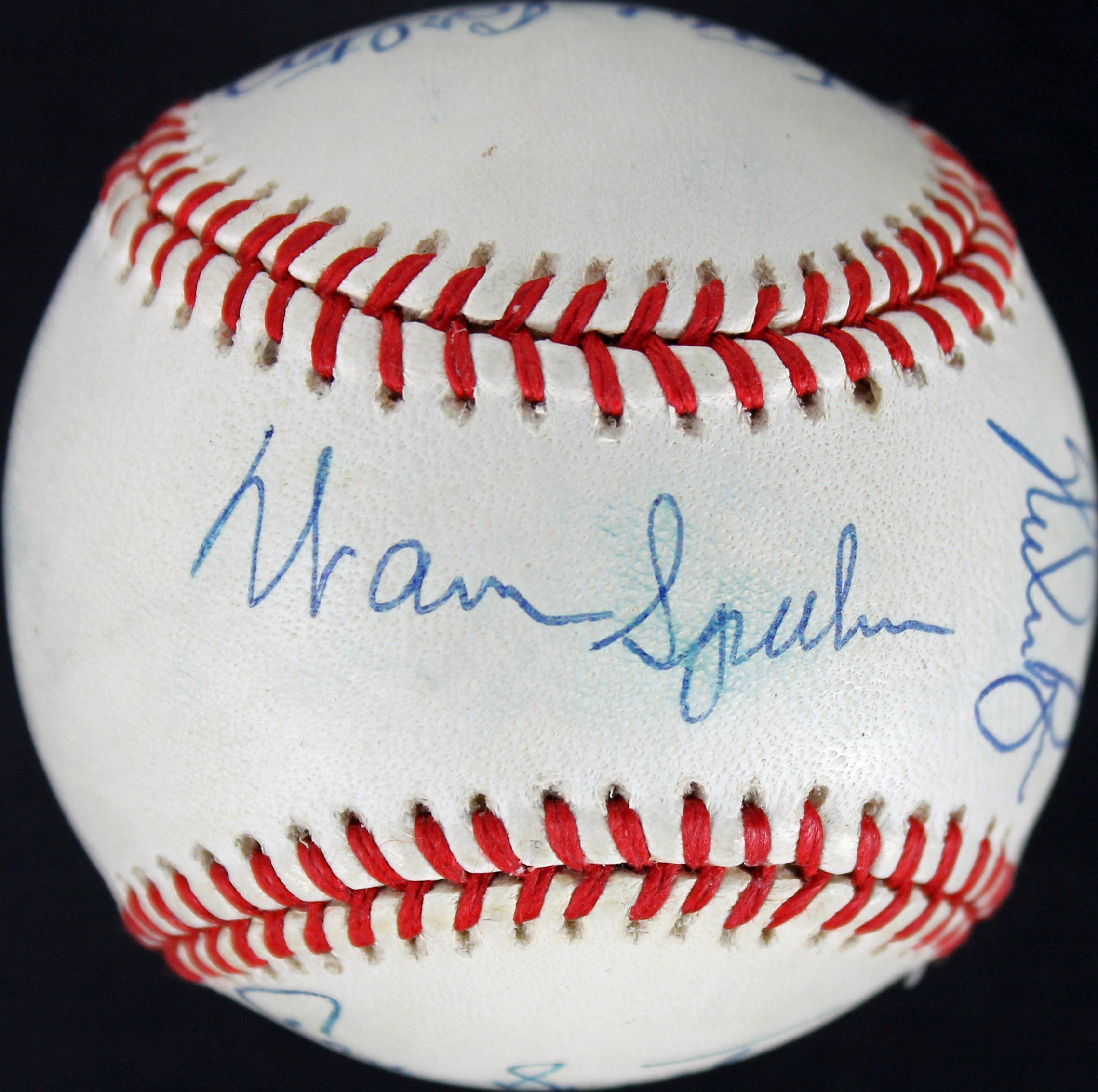 300 Win Club (8) Nolan Ryan, Tom Seaver Signed Authentic OML Baseball JSA B16518