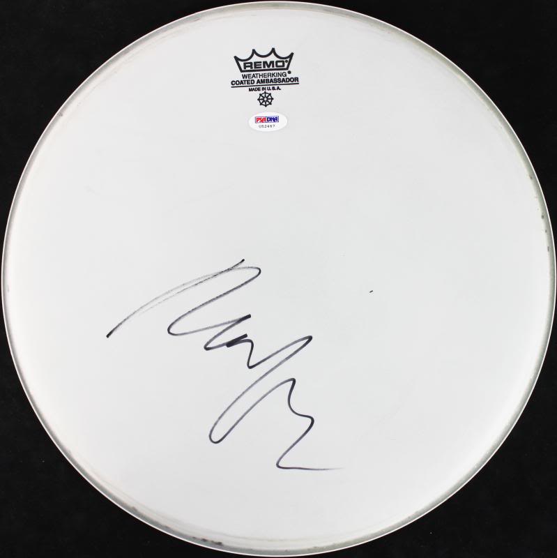 Neil Young Authentic Signed 15 Inch Drumhead Autographed PSA/DNA #U52467