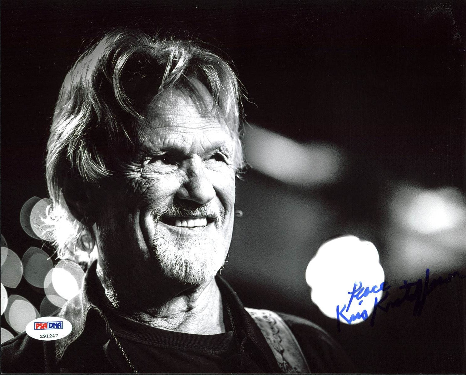 Kris Kristofferson Authentic Signed 8X10 Photo Autographed PSA/DNA #Z91247