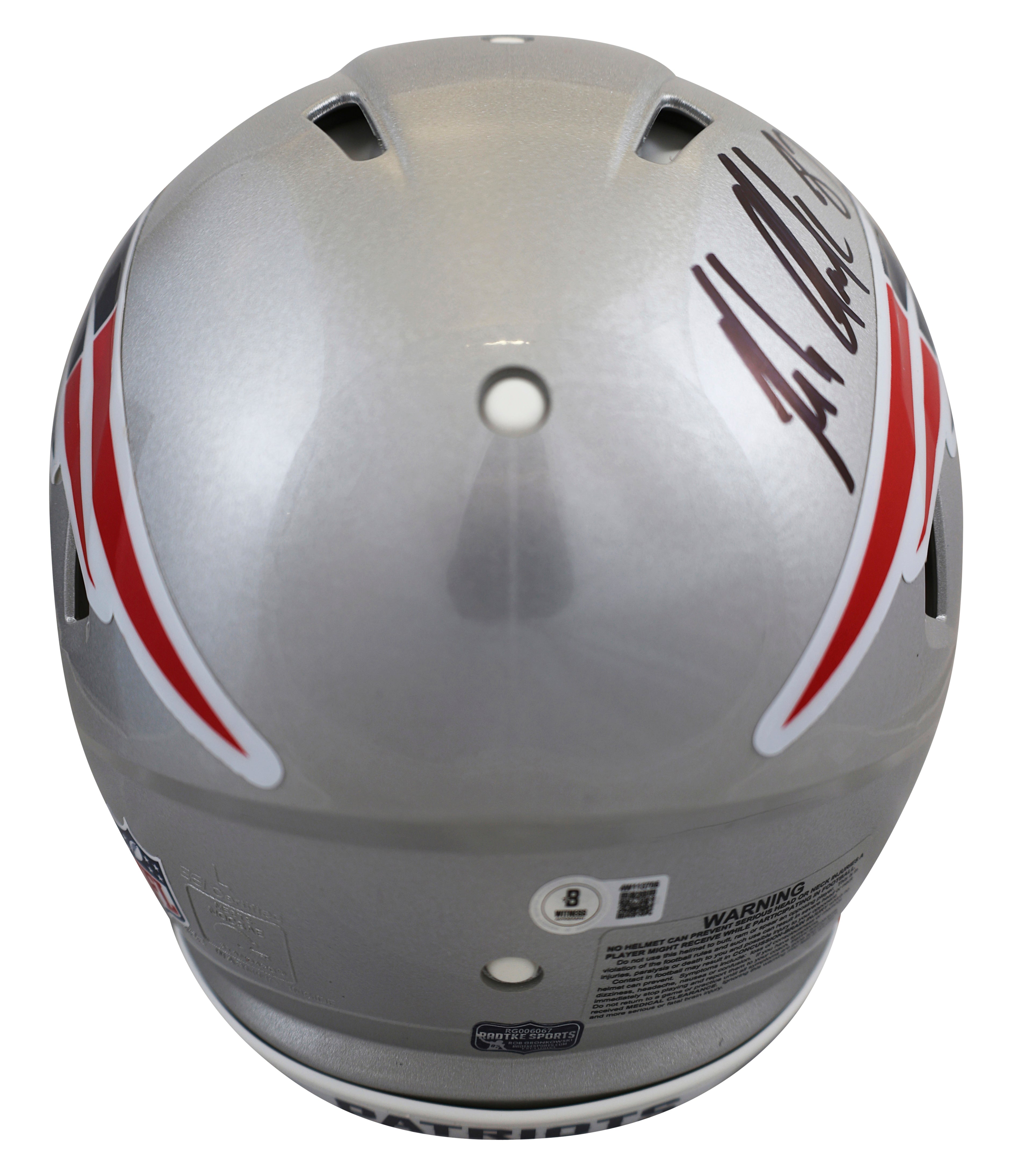 Patriots Rob Gronkowski Signed Full Size Speed Proline Helmet BAS Witnessed