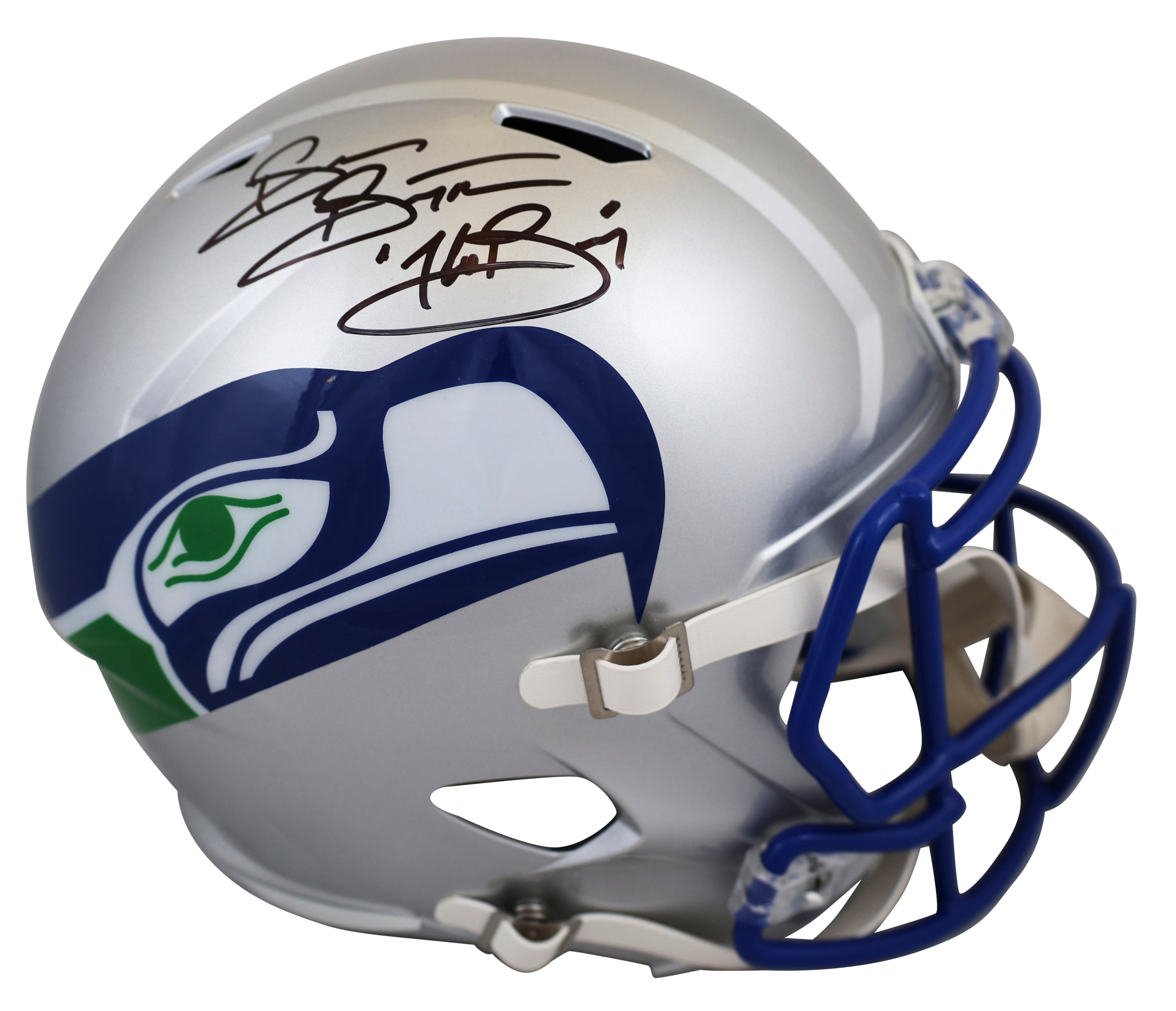 Seahawks Brian Bosworth "Boz" Signed 1983-01 TB F/S Speed Rep Helmet W/ Case BAS