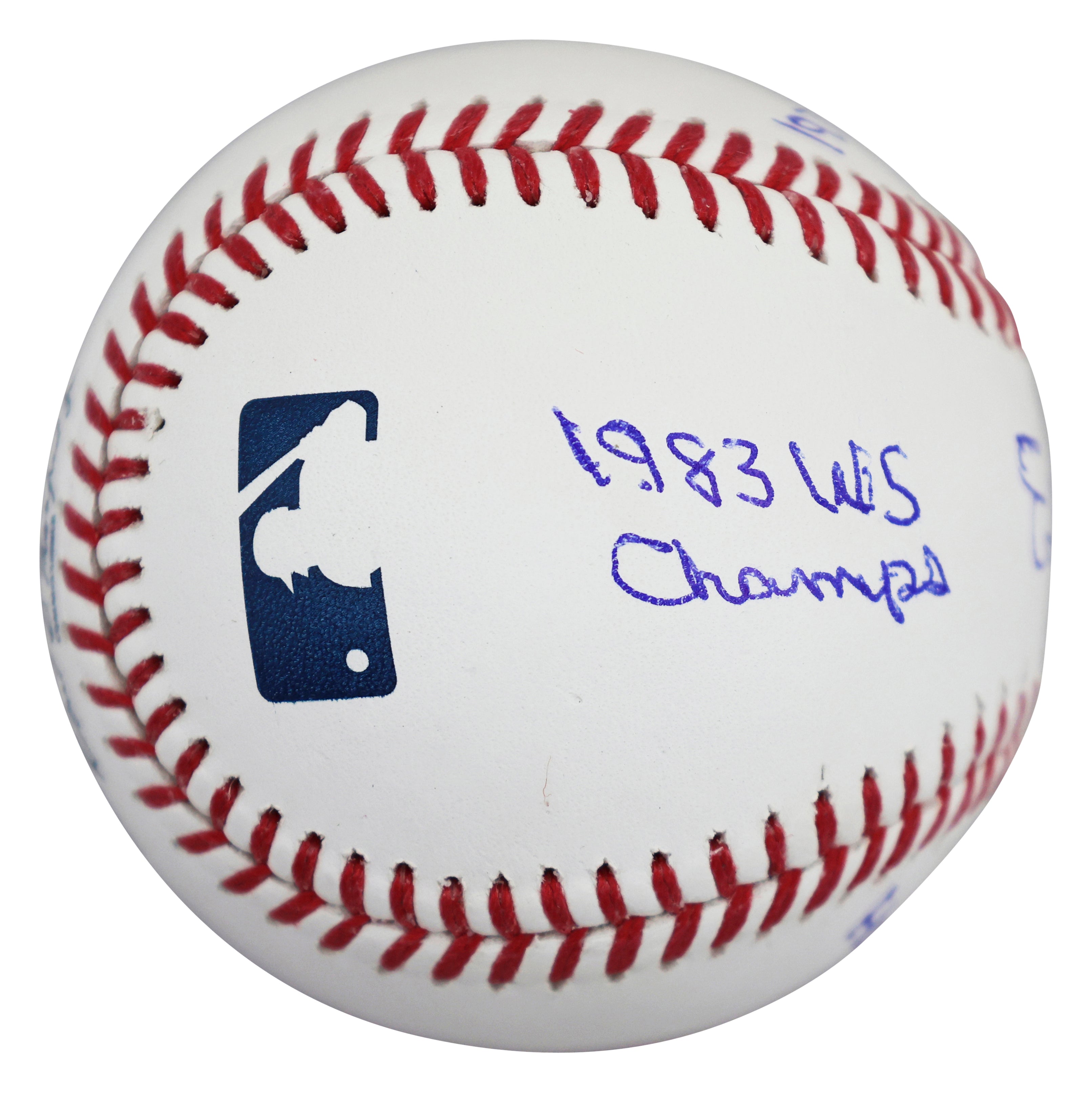 Orioles Eddie Murray "Career Stat" Signed Manfred Oml Baseball BAS Witnessed