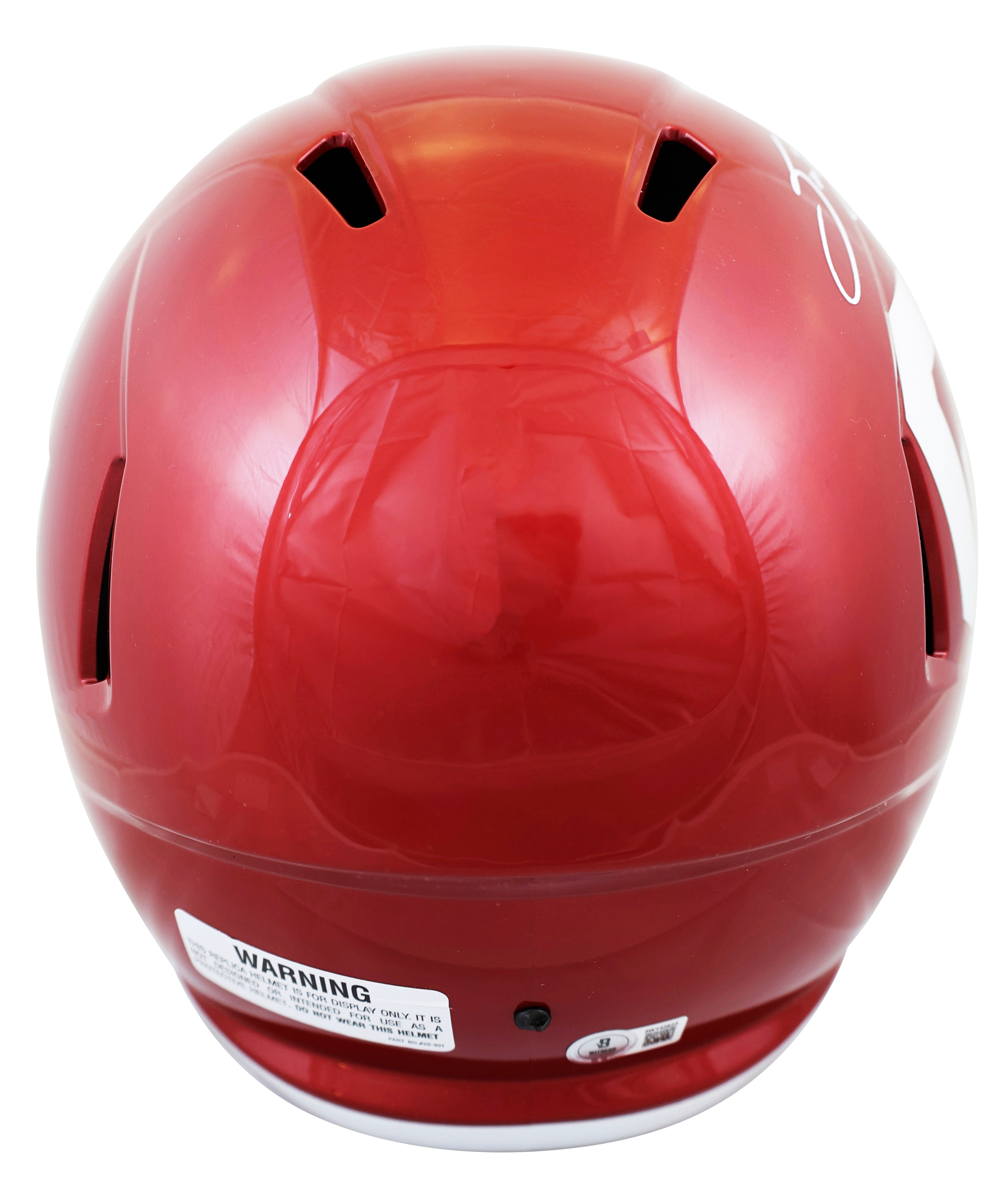 Oklahoma Sam Bradford "2008 Heisman" Signed F/S Speed Rep Helmet W/ Case BAS Wit