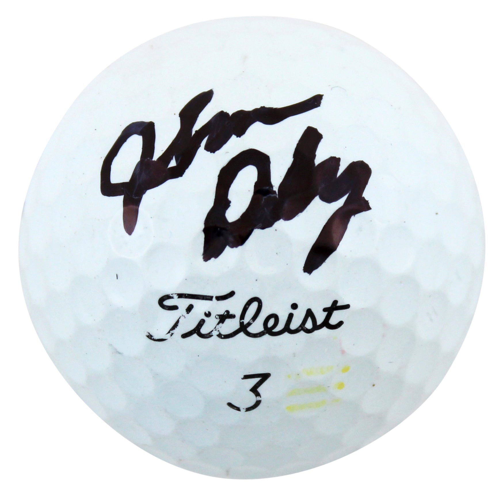 John Daly Authentic Signed Titleist Golf Ball Autographed BAS Witnessed #WU08386