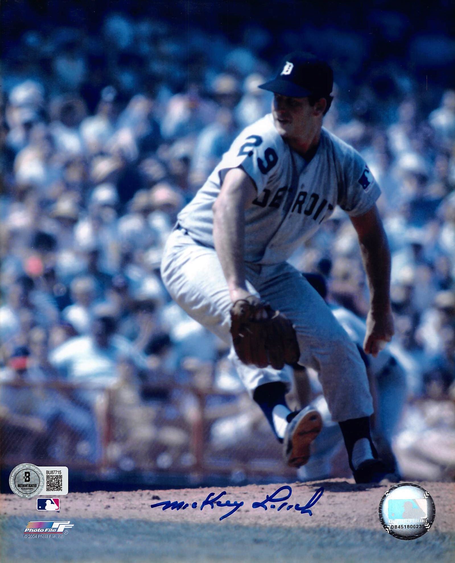 Tigers Mickey Lolich Authentic Signed 8x10 Vertical Photo Autographed BAS