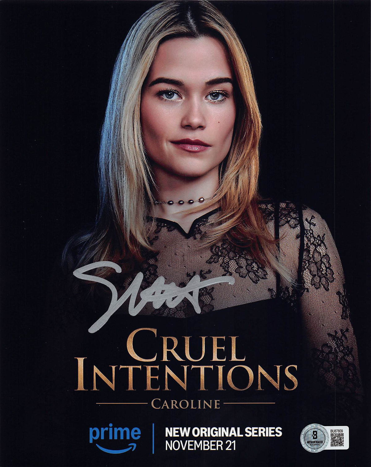 Sarah Catherine Hook Cruel Intentions Signed 8x10 Vertical Photo BAS #BU87809