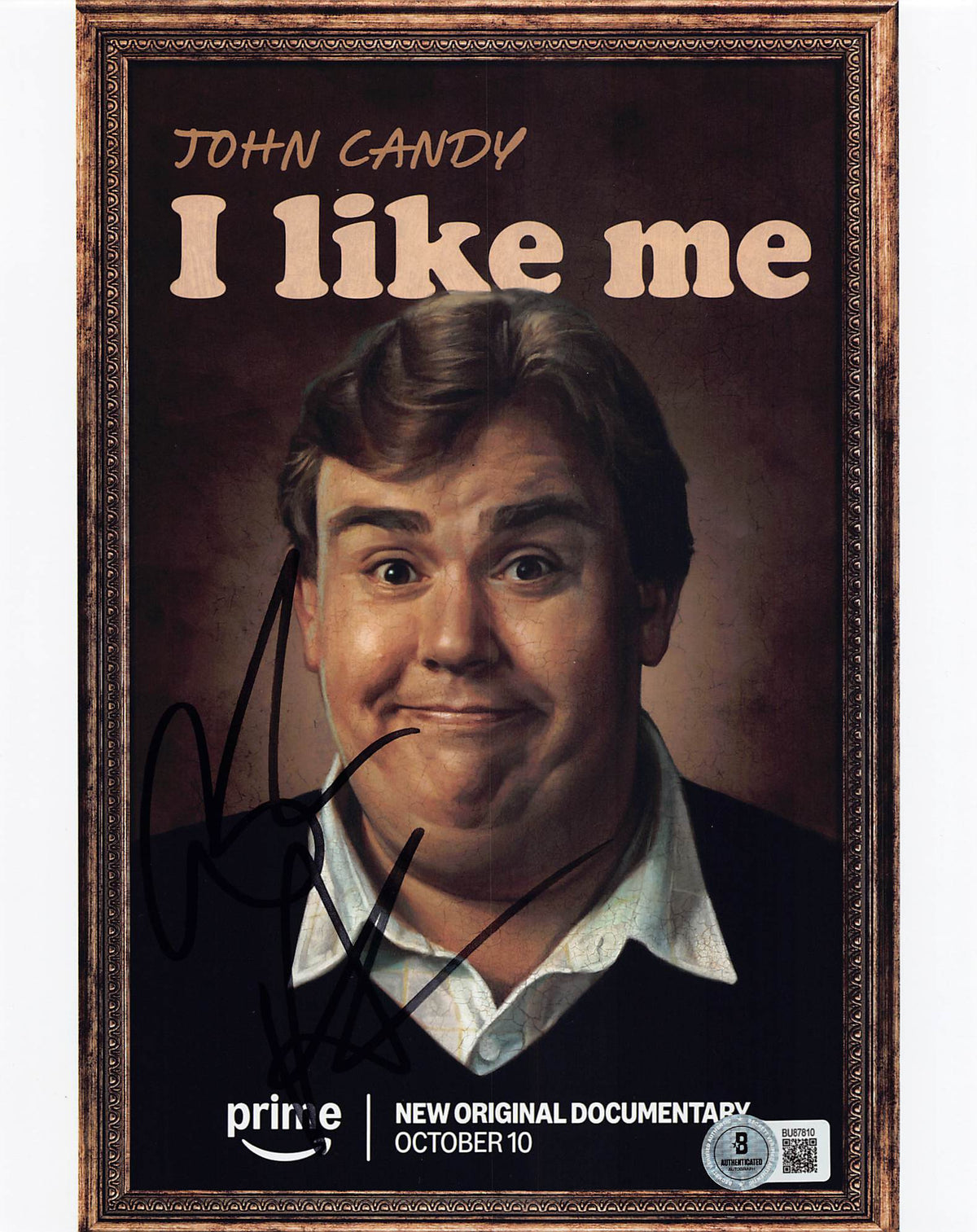 Colin Hanks John Candy: I Like Me Signed 8x10 Vertical Photo BAS #BU87810
